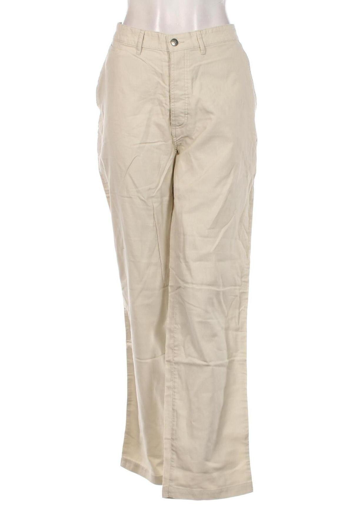 Pantaloni de femei Oxbow, Mărime XL, Culoare Ecru, Preț 67,38 Lei