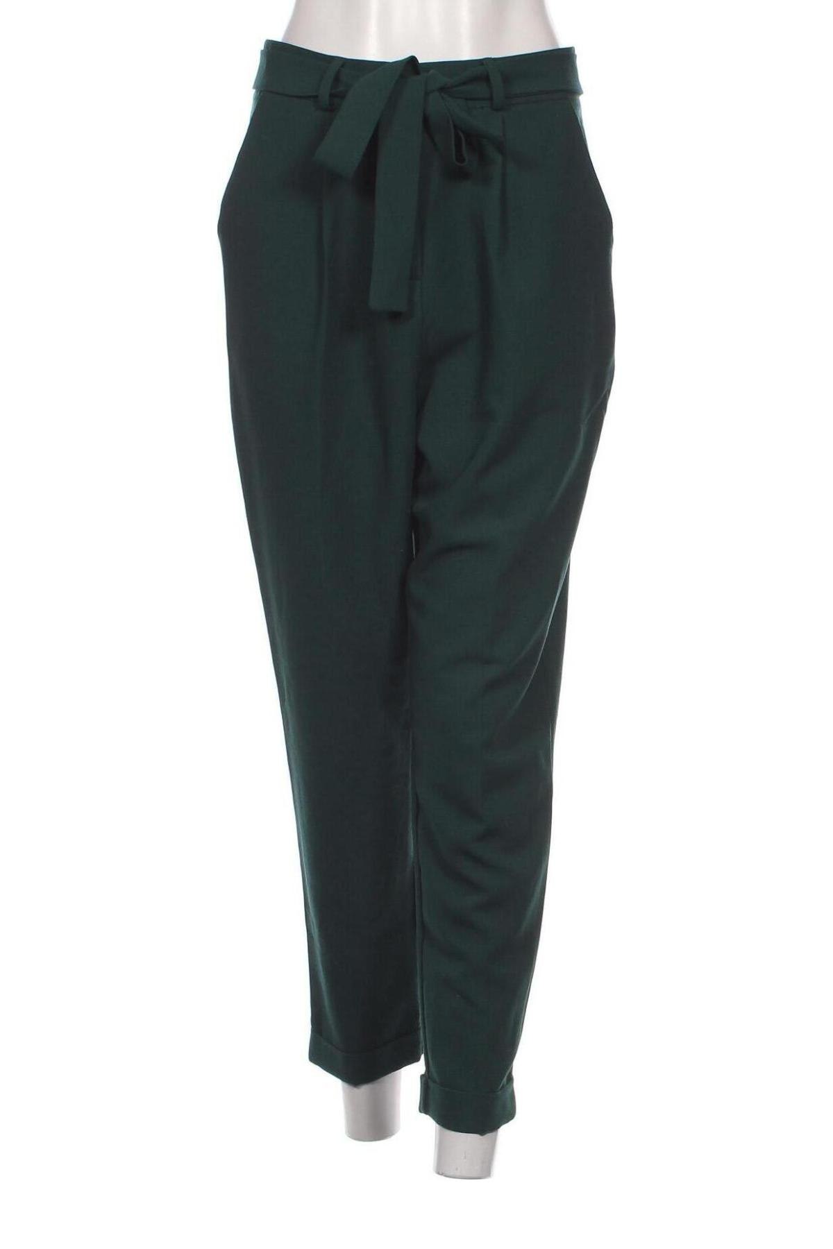 Pantaloni de femei Peacocks, Mărime M, Culoare Verde, Preț 42,18 Lei