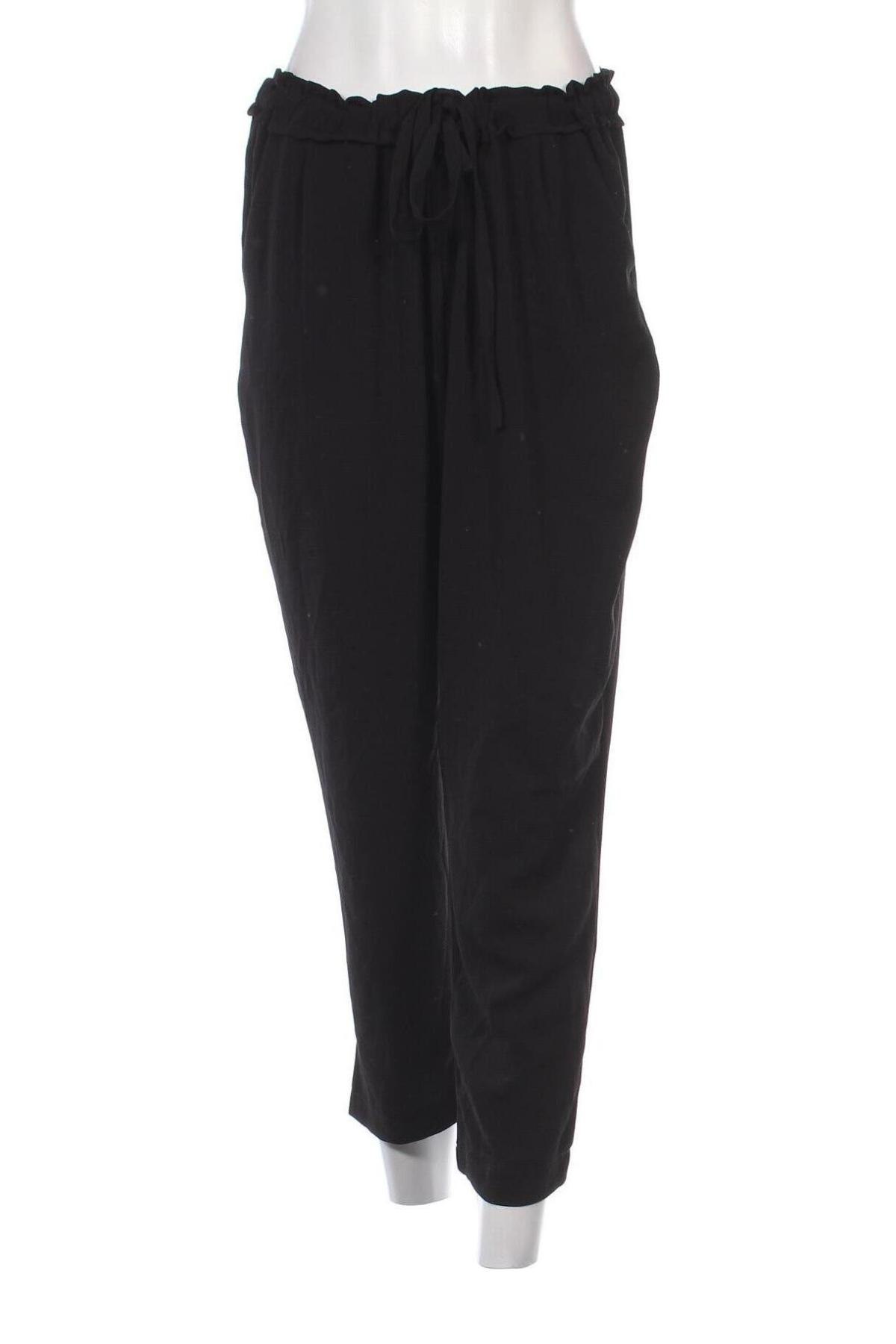 Pantaloni de femei Peacocks, Mărime L, Culoare Negru, Preț 73,98 Lei