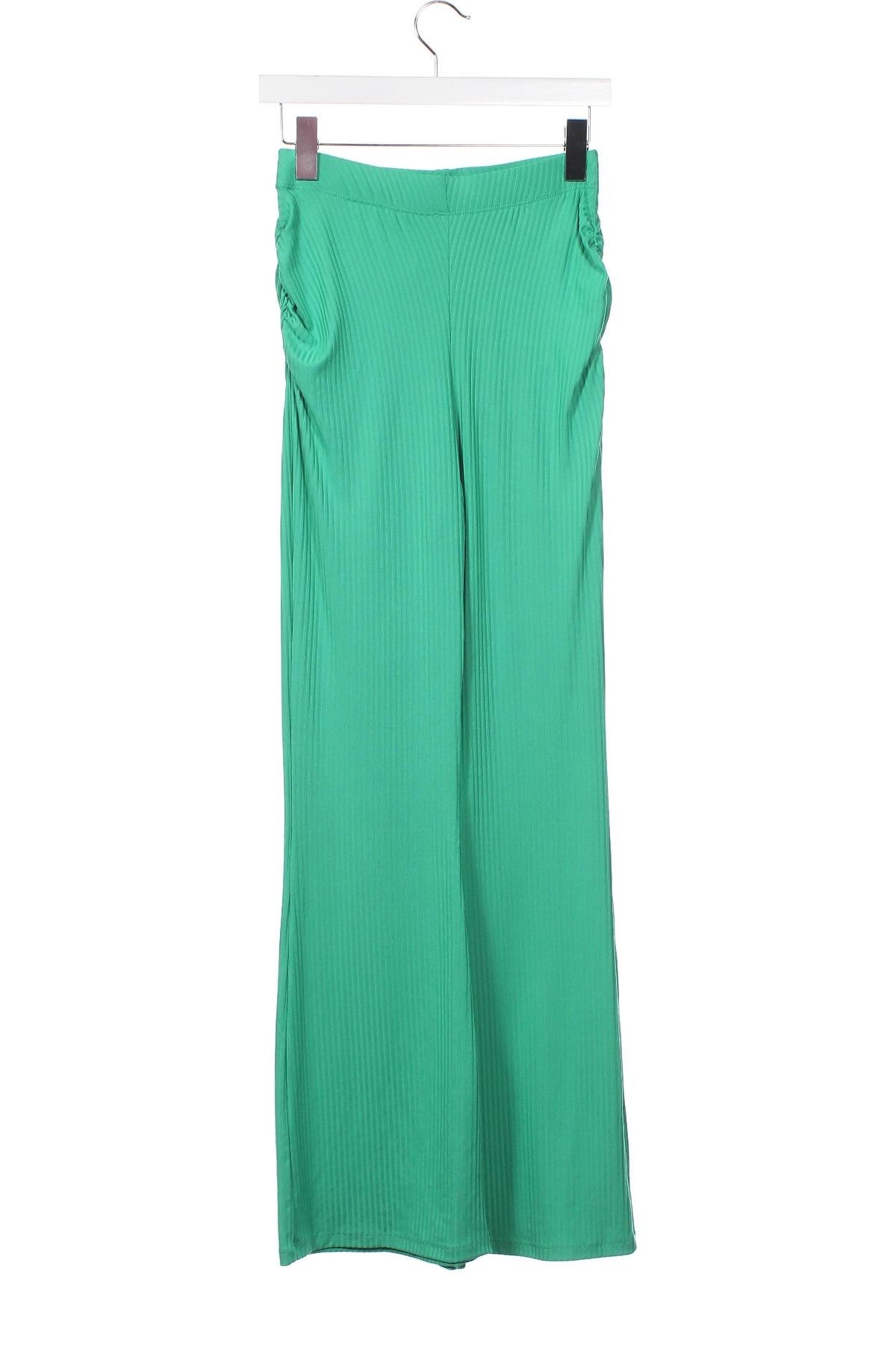 Γυναικείο παντελόνι Pieces, Μέγεθος XS, Χρώμα Πράσινο, Τιμή 37,42 €