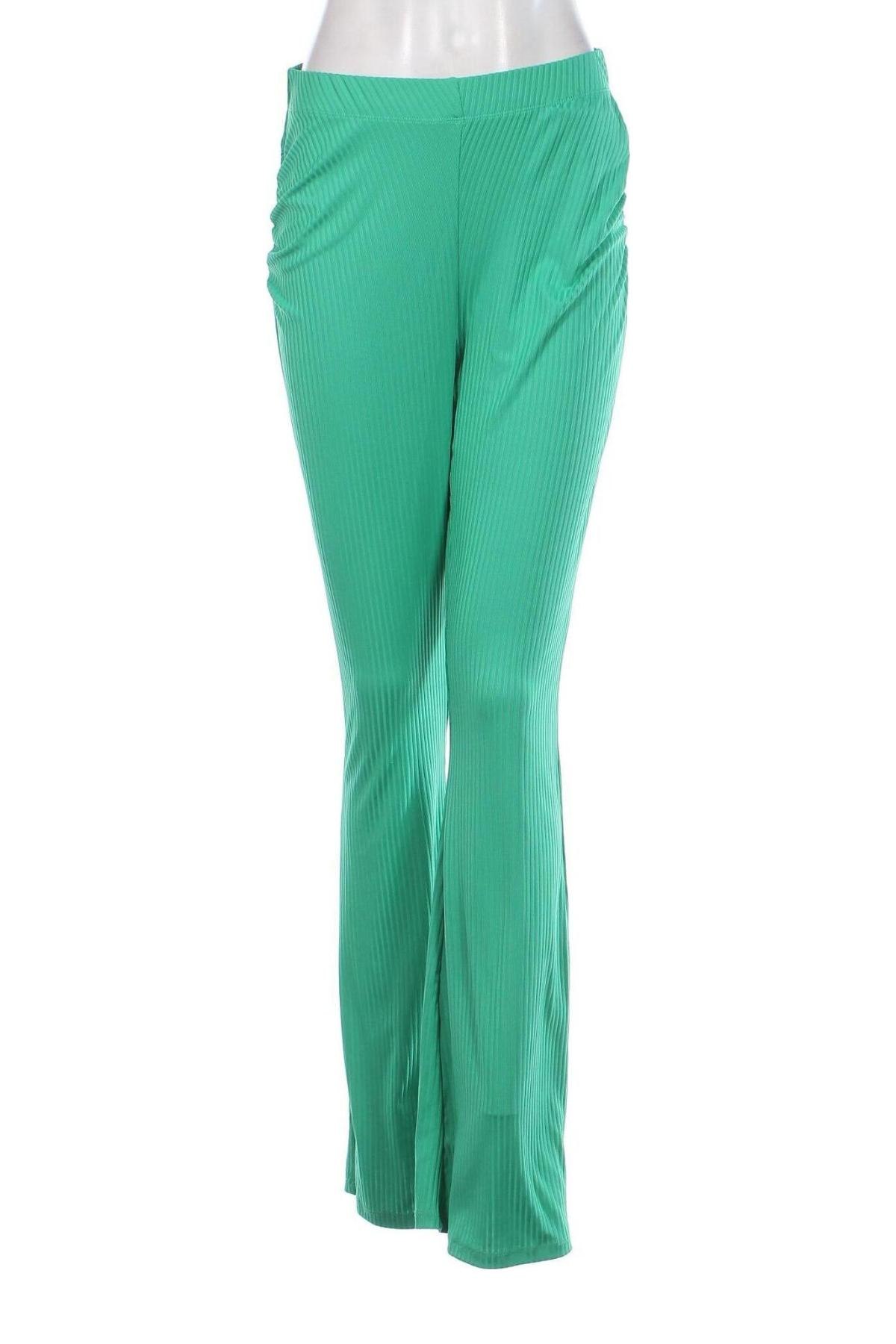 Γυναικείο παντελόνι Pieces, Μέγεθος M, Χρώμα Πράσινο, Τιμή 37,42 €