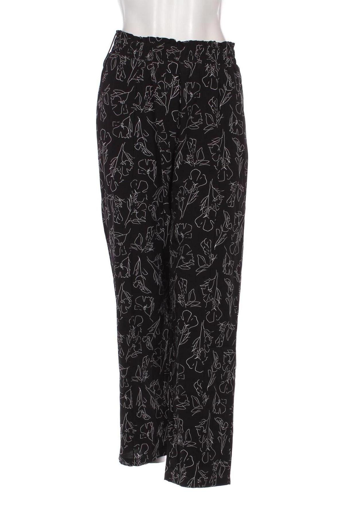 Γυναικείο παντελόνι Pieces, Μέγεθος M, Χρώμα Μαύρο, Τιμή 7,52 €