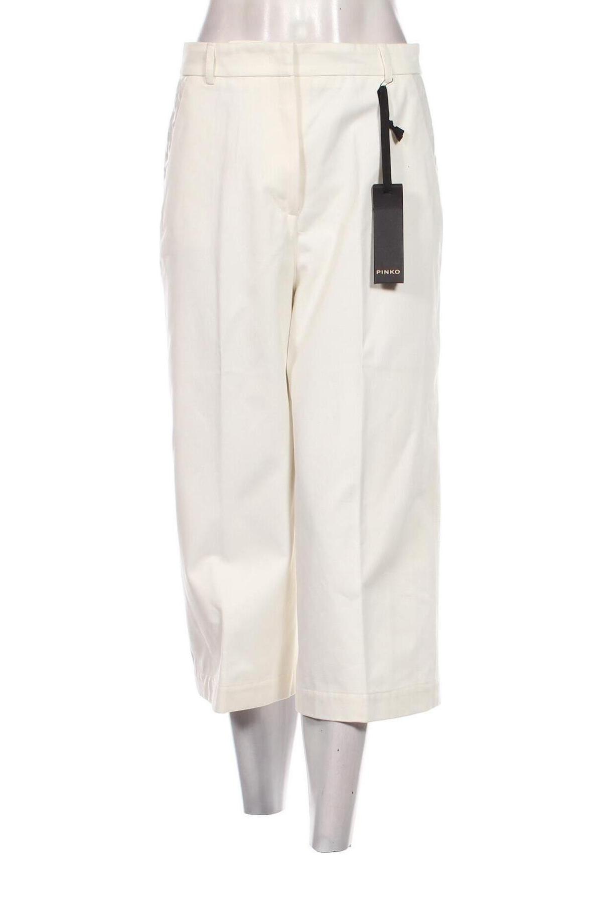 Γυναικείο παντελόνι Pinko, Μέγεθος S, Χρώμα Λευκό, Τιμή 82,79 €