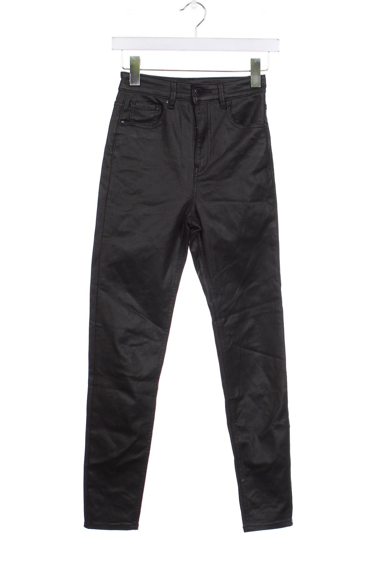 Pantaloni de femei Pull&Bear, Mărime XS, Culoare Negru, Preț 31,48 Lei