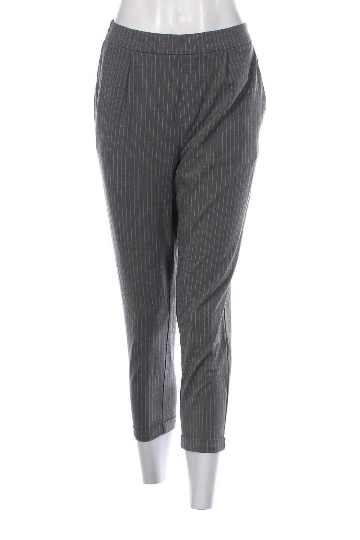 Γυναικείο παντελόνι Pull&Bear, Μέγεθος L, Χρώμα Γκρί, Τιμή 8,90 €