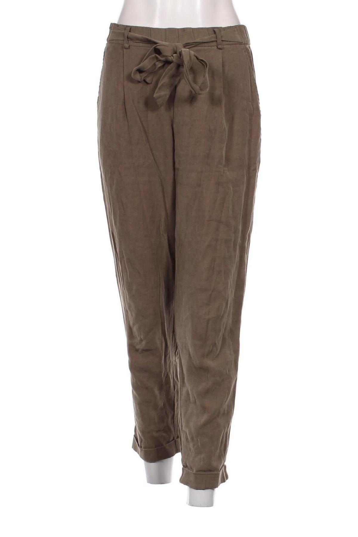 Γυναικείο παντελόνι Pull&Bear, Μέγεθος S, Χρώμα Πράσινο, Τιμή 16,36 €