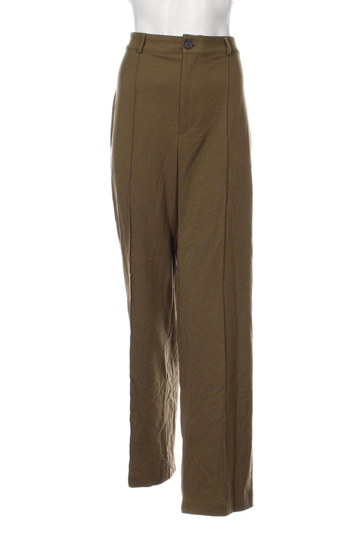 Dámské kalhoty  Pull&Bear, Velikost L, Barva Zelená, Cena  330,00 Kč