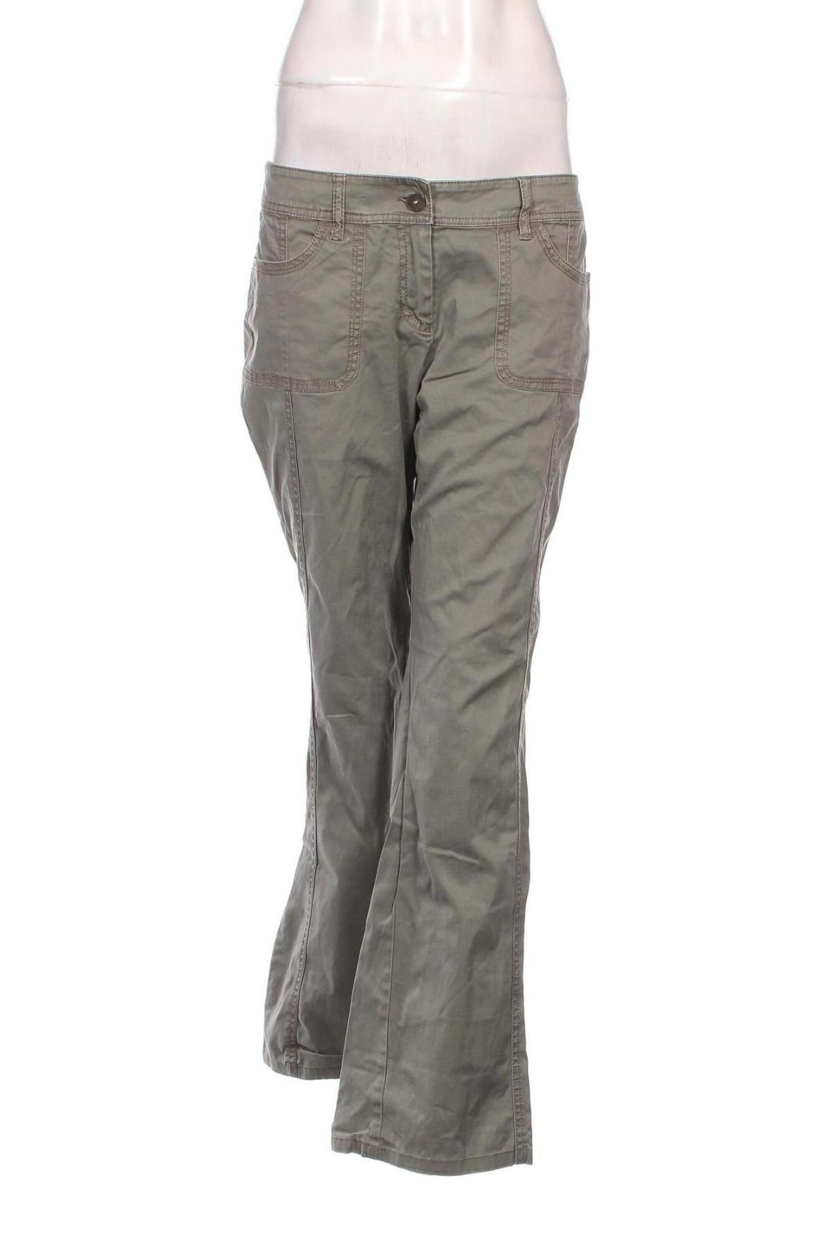 Дамски панталон S.Oliver, Размер M, Цвят Зелен, Цена 26,69 лв.