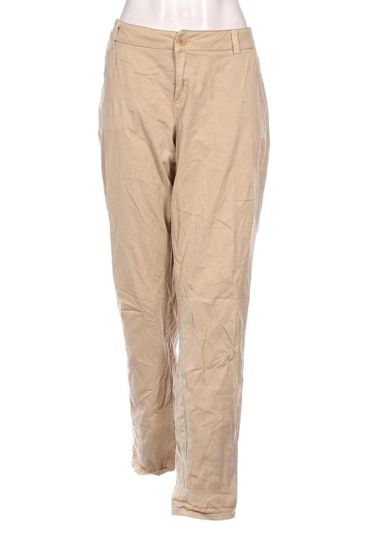 Дамски панталон S.Oliver, Размер XL, Цвят Бежов, Цена 20,50 лв.