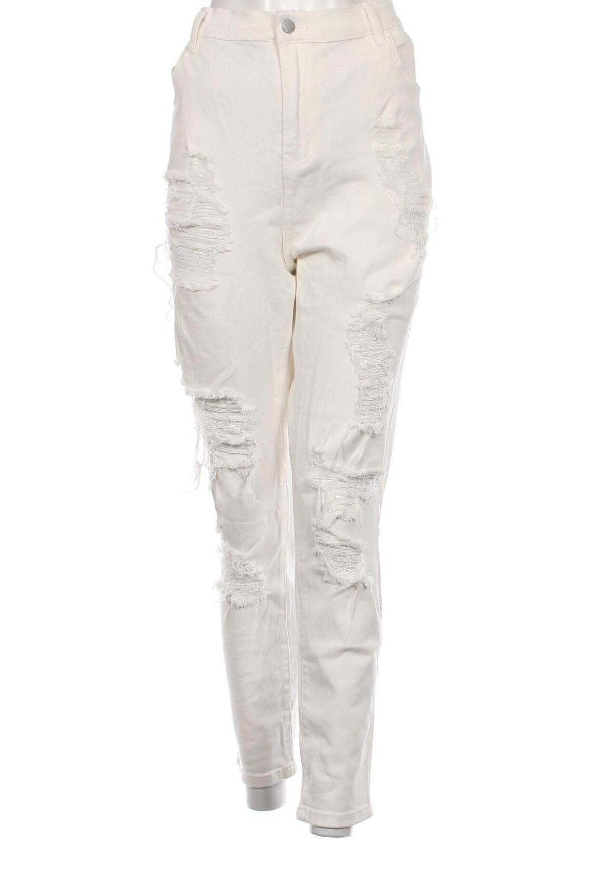 Dámské kalhoty  SHEIN, Velikost 3XL, Barva Bílá, Cena  231,00 Kč