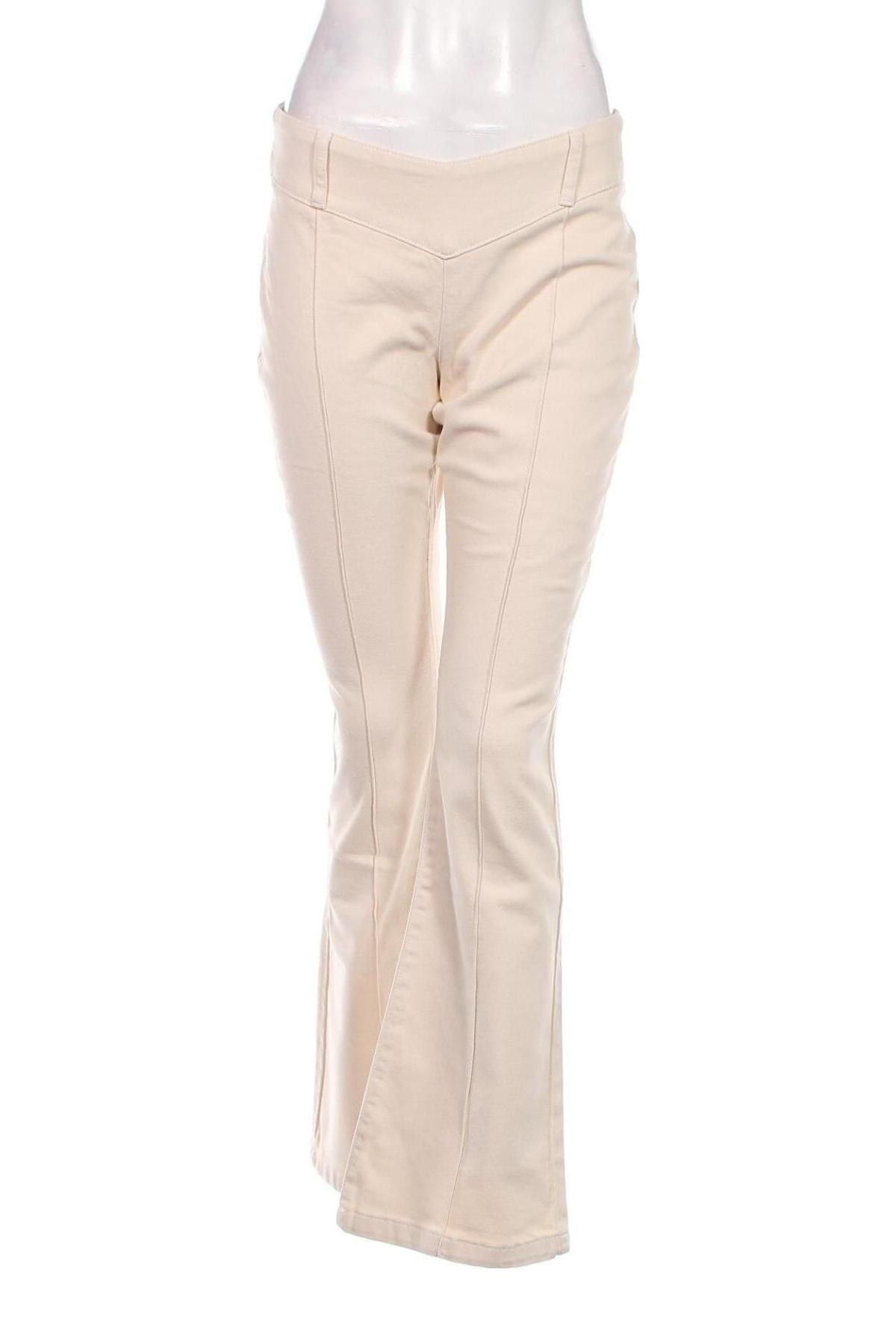 Pantaloni de femei SHYX, Mărime M, Culoare Ecru, Preț 76,99 Lei