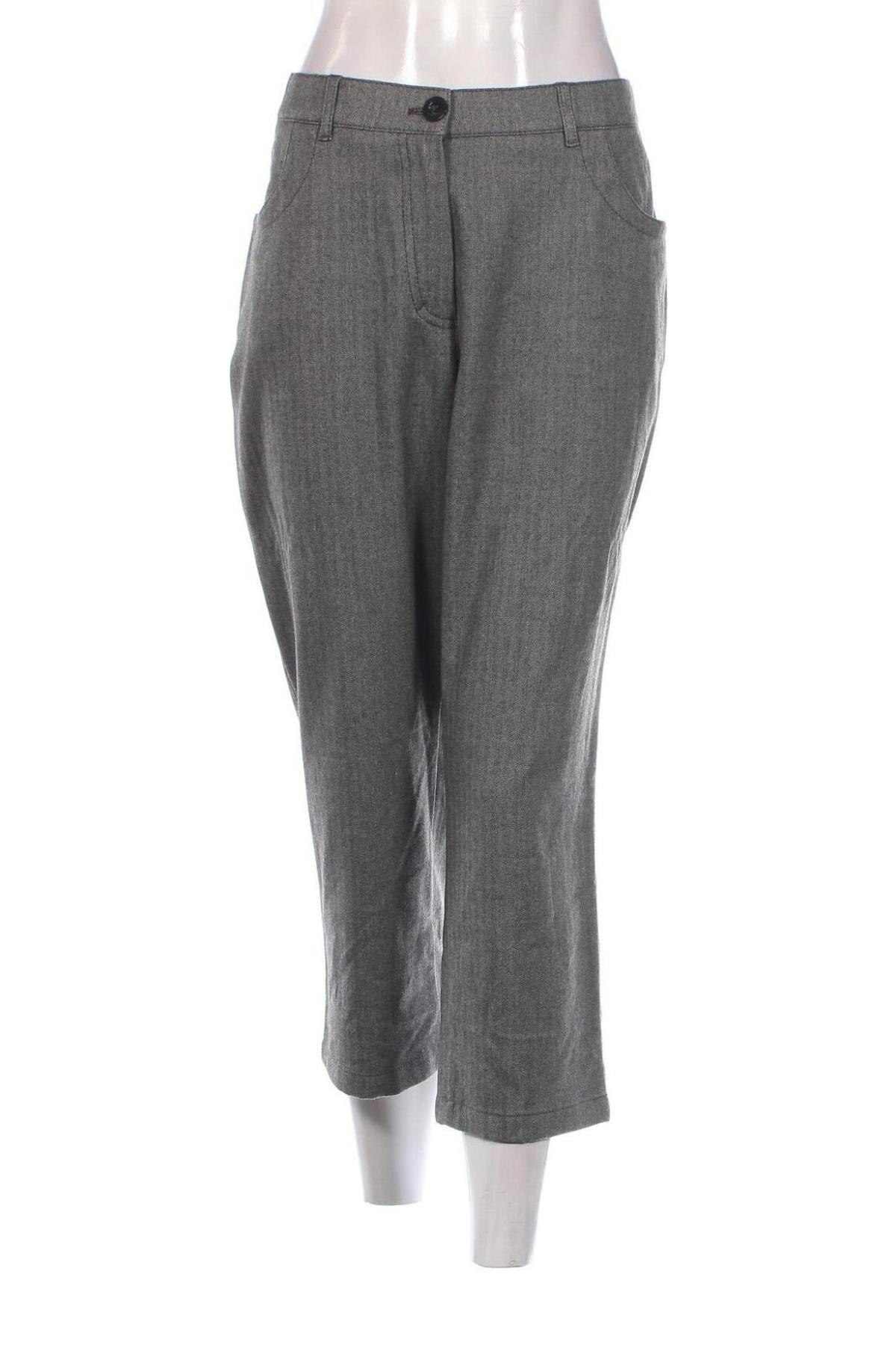 Γυναικείο παντελόνι Samoon, Μέγεθος XL, Χρώμα Γκρί, Τιμή 13,95 €
