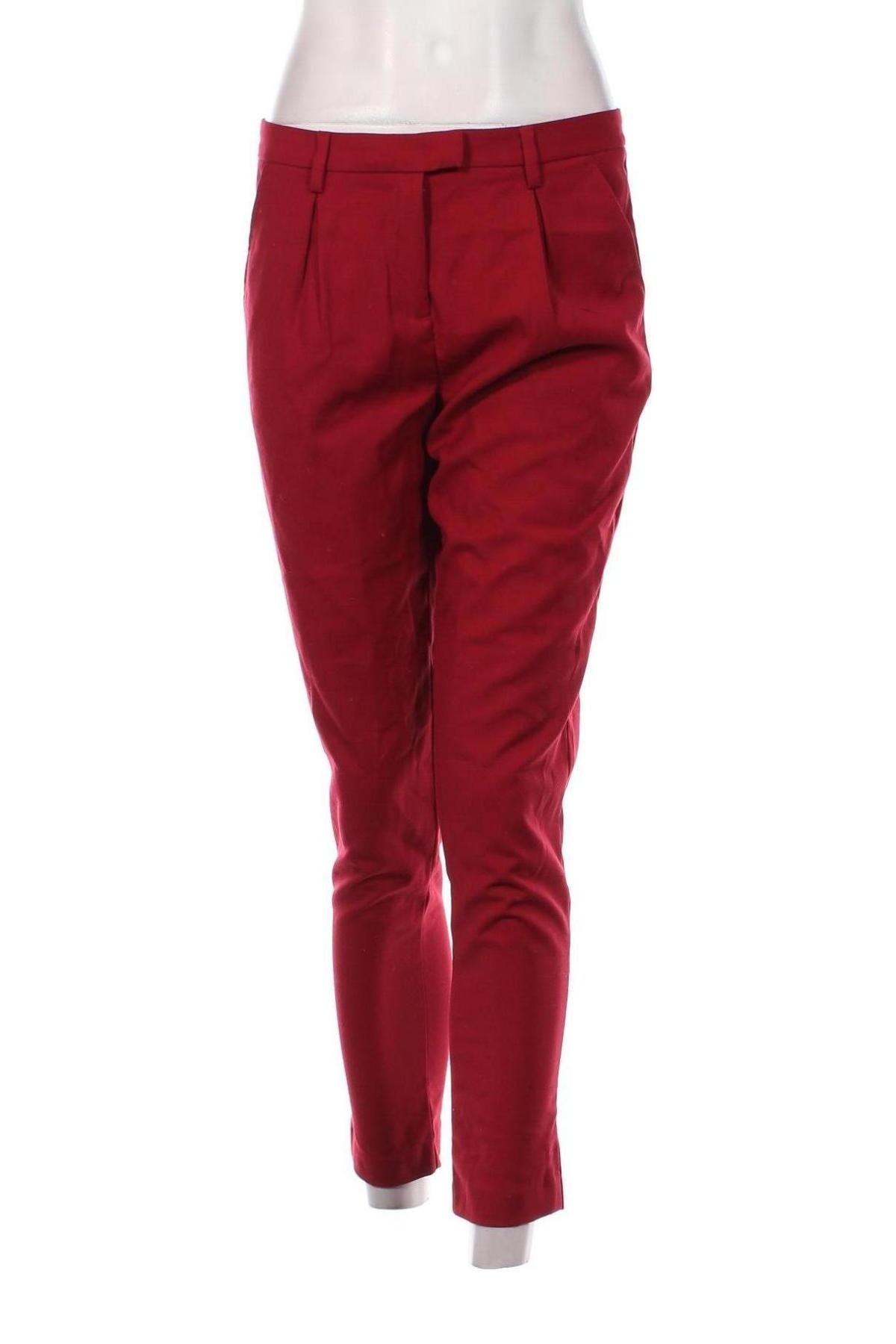Dámske nohavice Sisley, Veľkosť S, Farba Červená, Cena  21,21 €