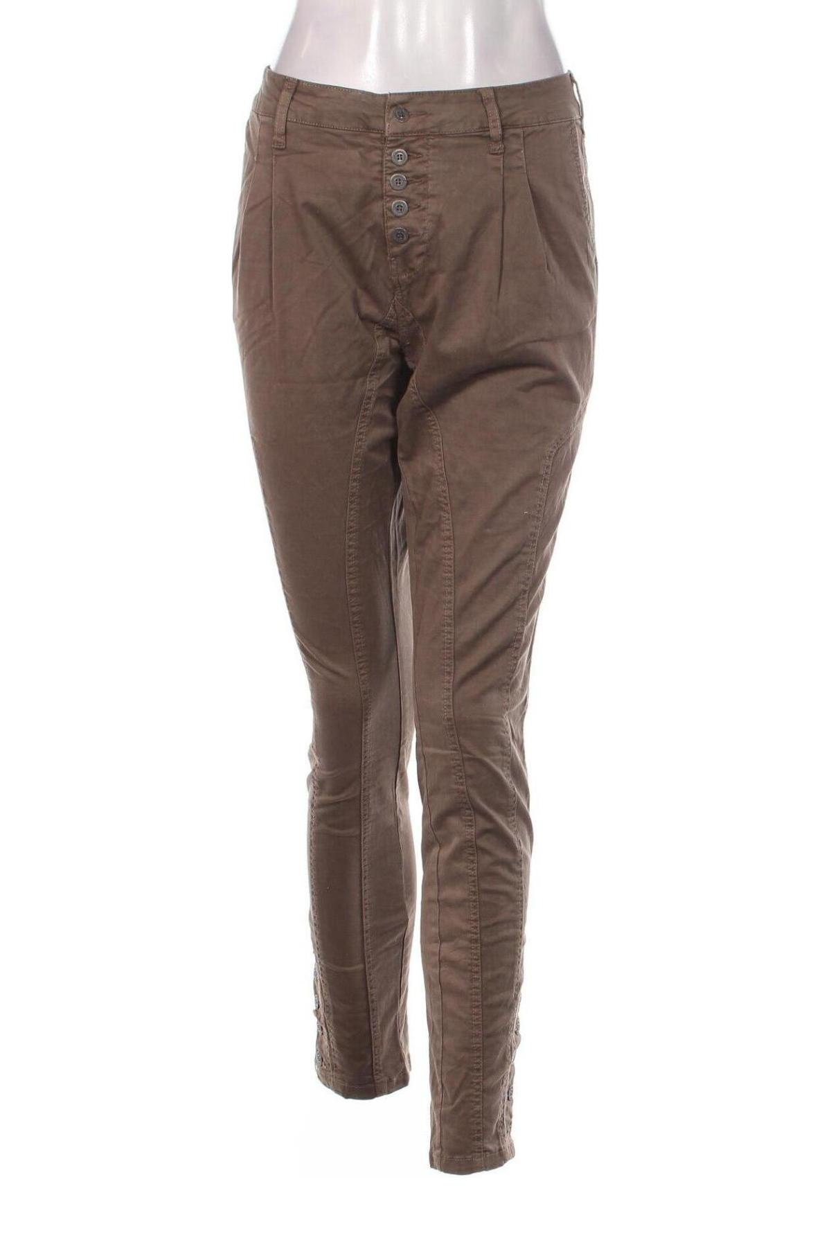 Pantaloni de femei Sub Culture, Mărime L, Culoare Maro, Preț 55,92 Lei