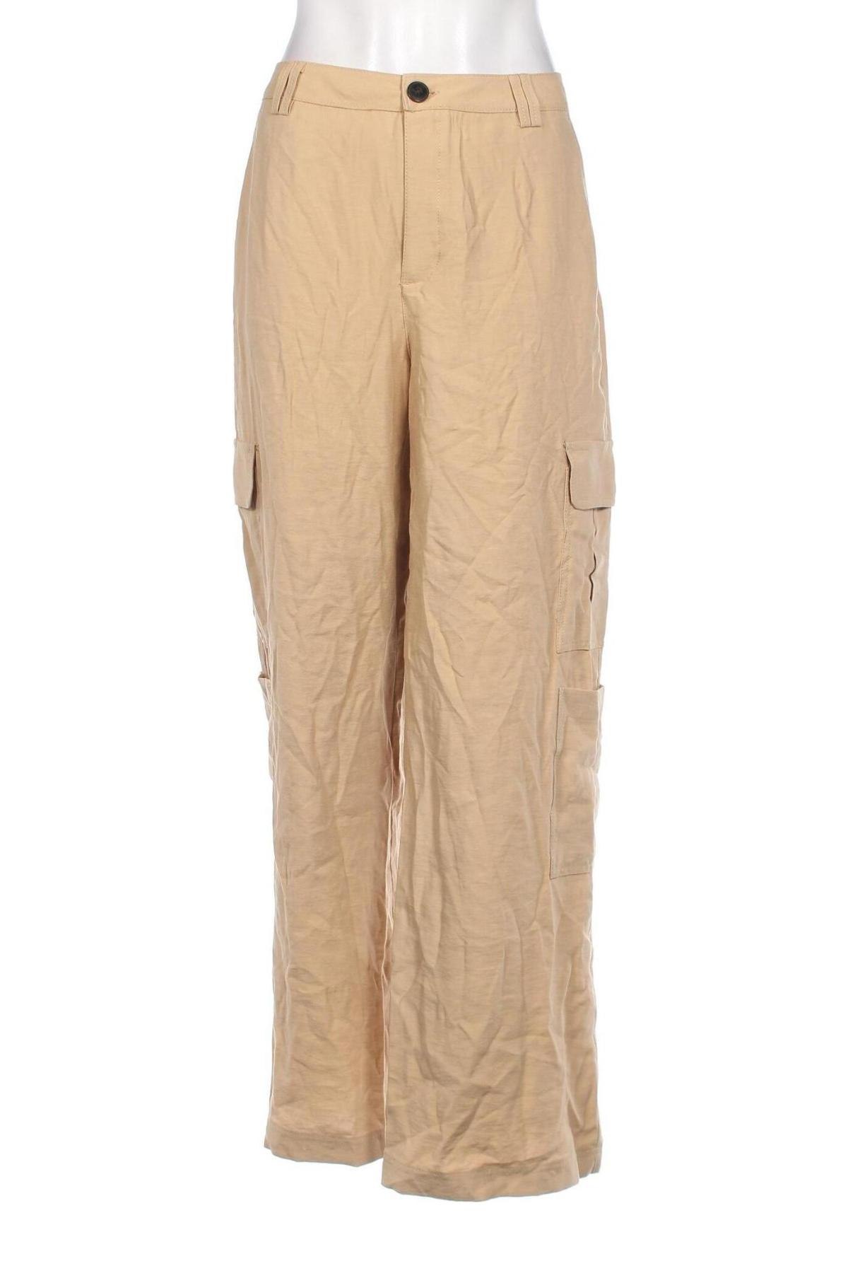 Γυναικείο παντελόνι Tally Weijl, Μέγεθος L, Χρώμα  Μπέζ, Τιμή 9,48 €