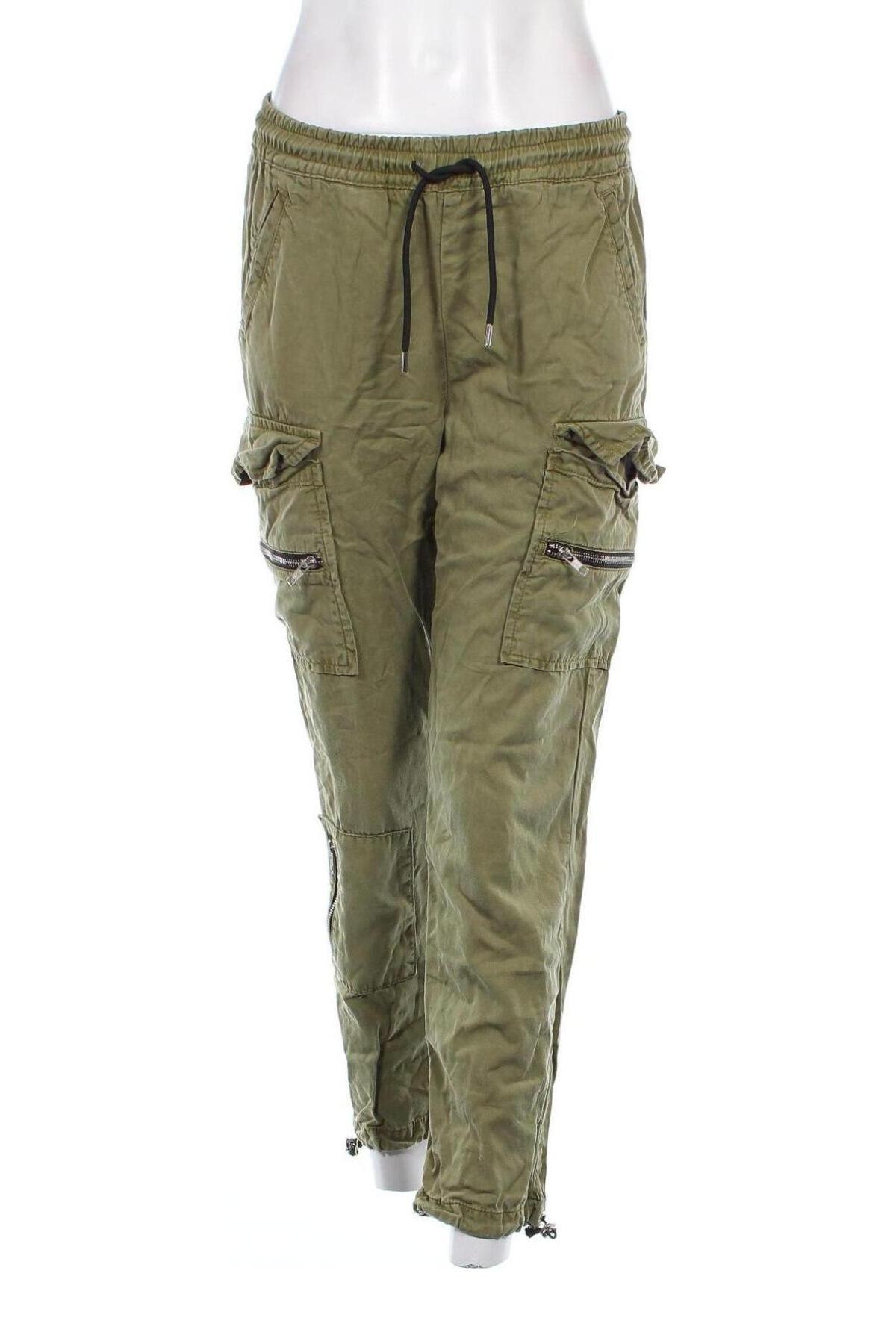 Дамски панталон Tally Weijl, Размер M, Цвят Зелен, Цена 13,05 лв.