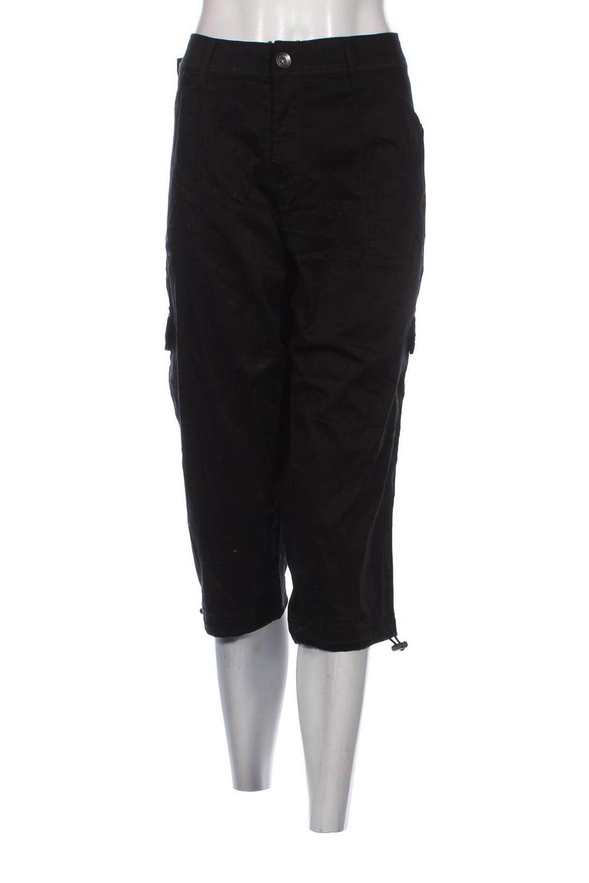 Γυναικείο παντελόνι Time and tru, Μέγεθος XL, Χρώμα Μαύρο, Τιμή 14,79 €