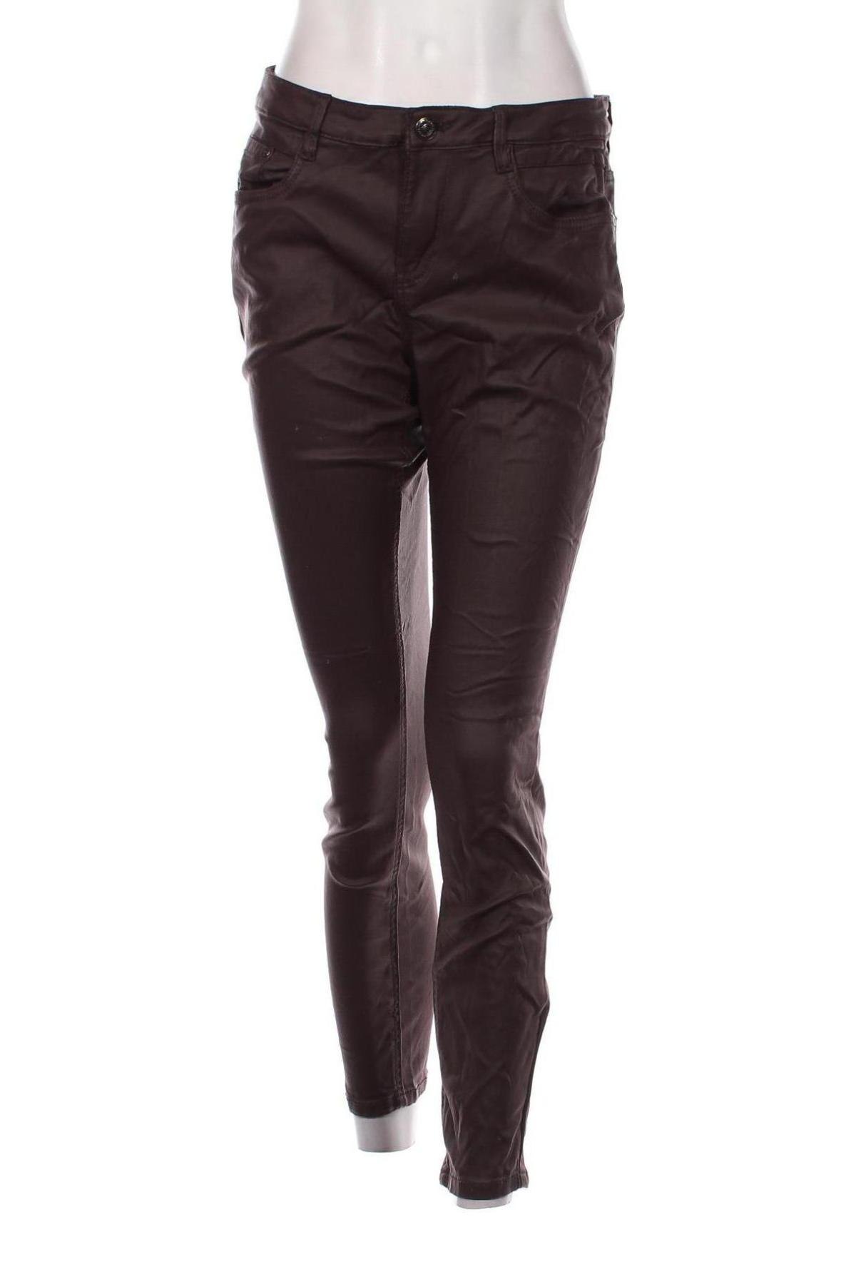 Дамски панталон Tom Tailor, Размер S, Цвят Кафяв, Цена 10,66 лв.