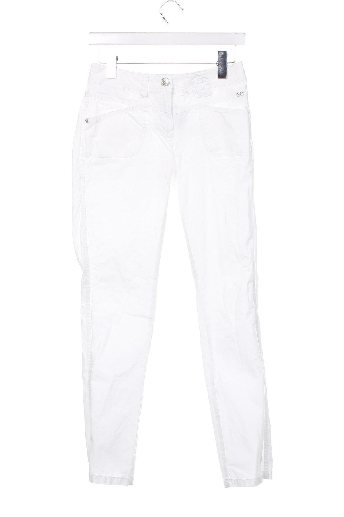 Дамски панталон Tom Tailor, Размер XS, Цвят Бял, Цена 26,75 лв.