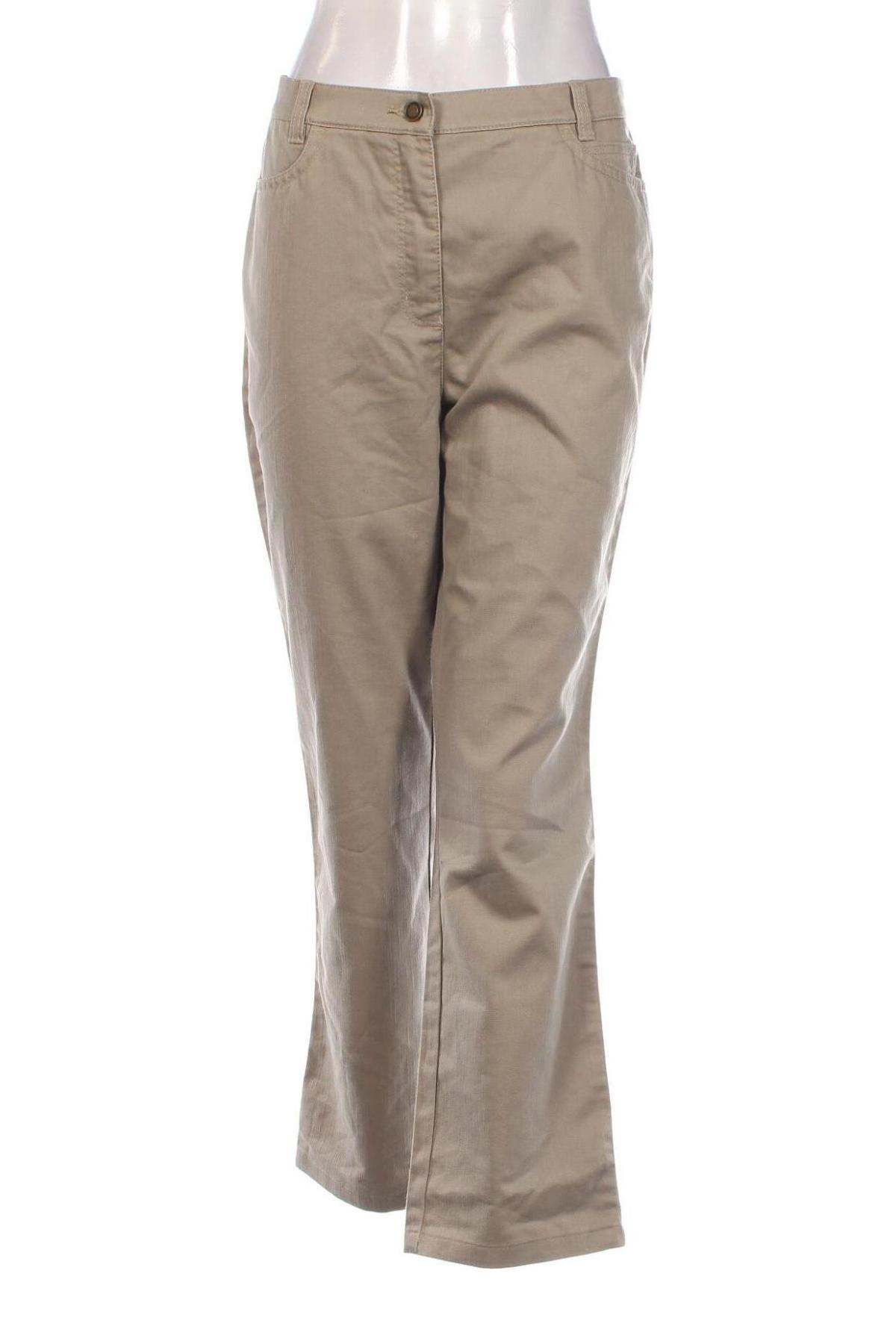 Дамски панталон Toni Dress, Размер L, Цвят Бежов, Цена 10,15 лв.
