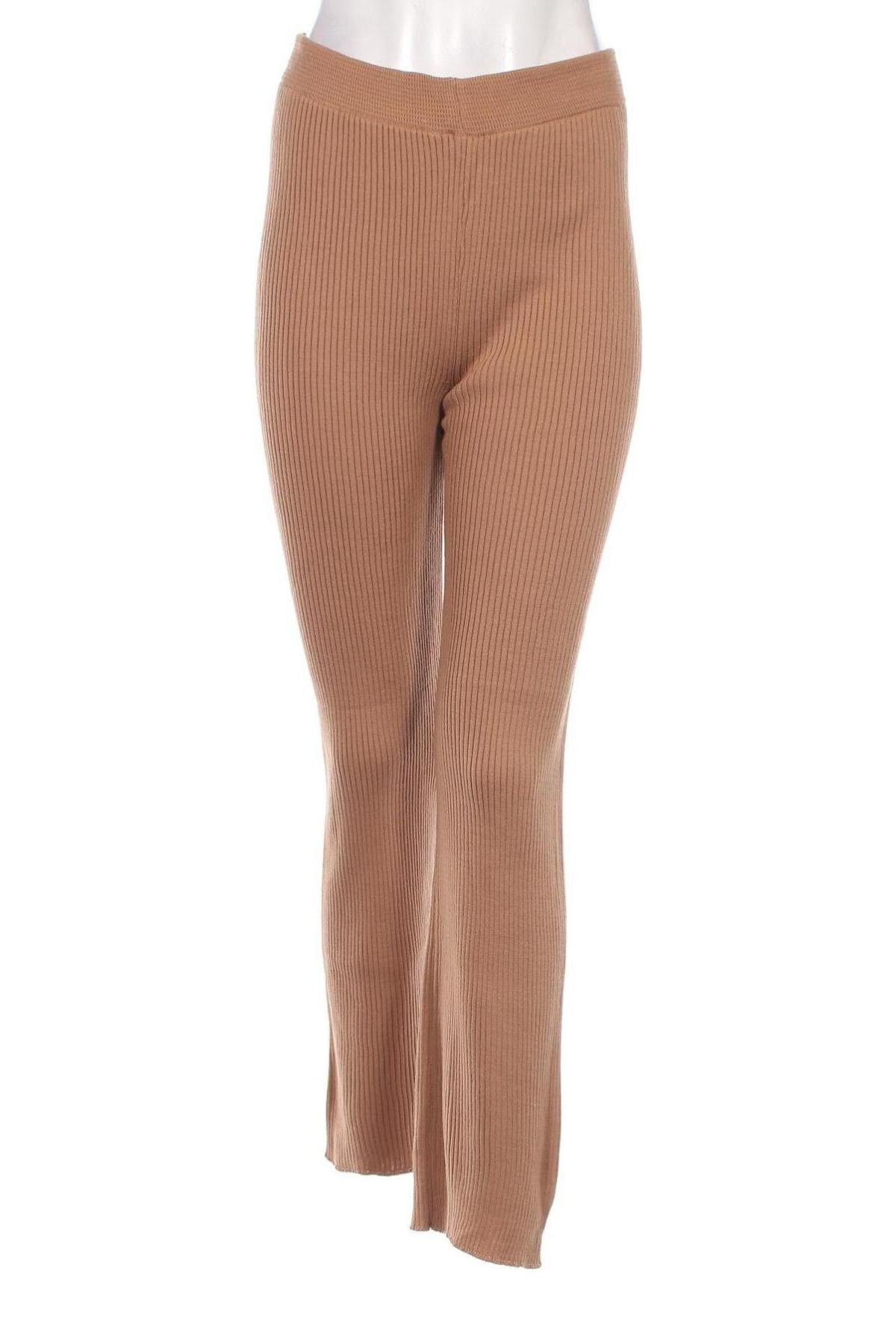 Γυναικείο παντελόνι Trendyol, Μέγεθος L, Χρώμα  Μπέζ, Τιμή 14,31 €