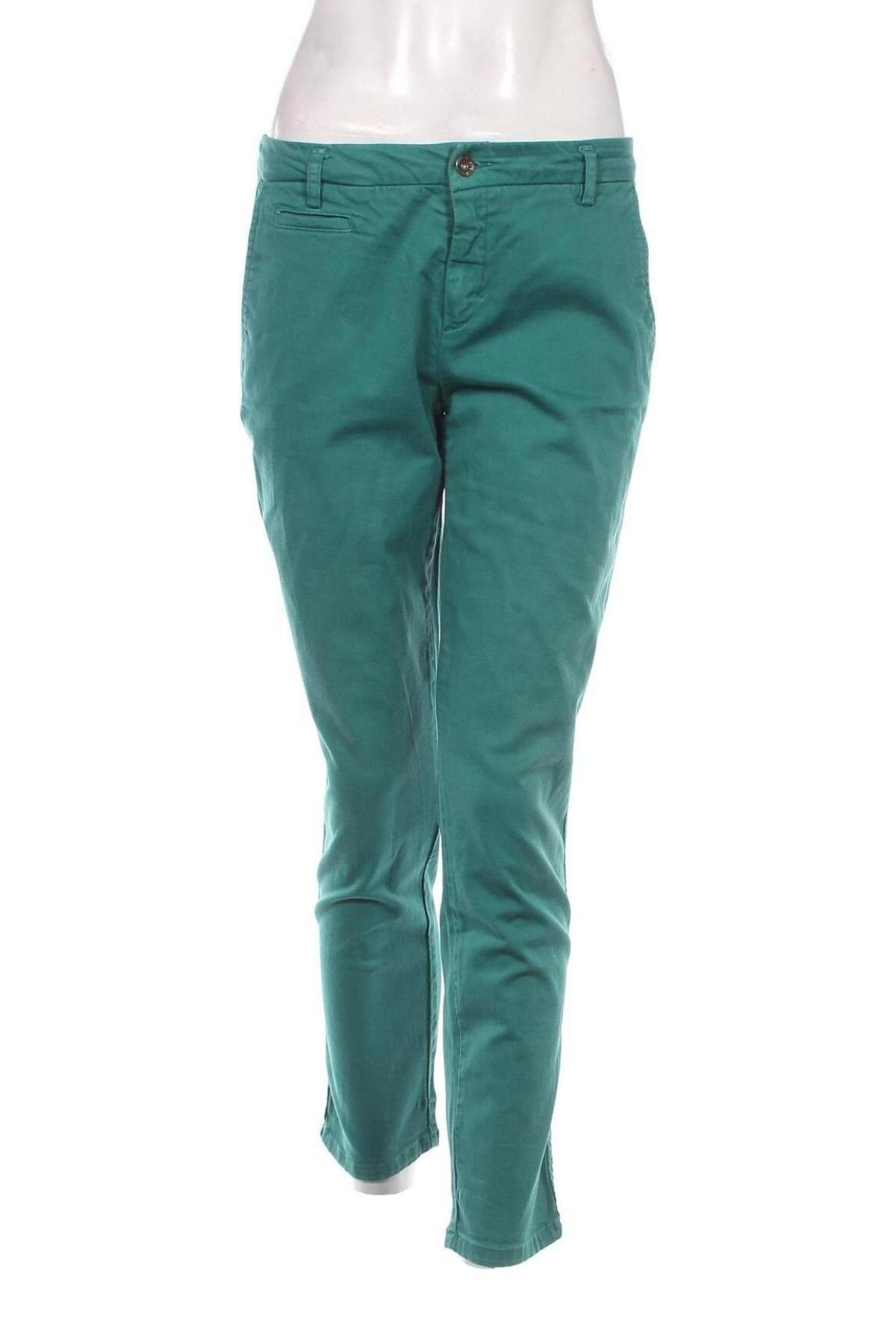 Pantaloni de femei United Colors Of Benetton, Mărime S, Culoare Verde, Preț 68,07 Lei