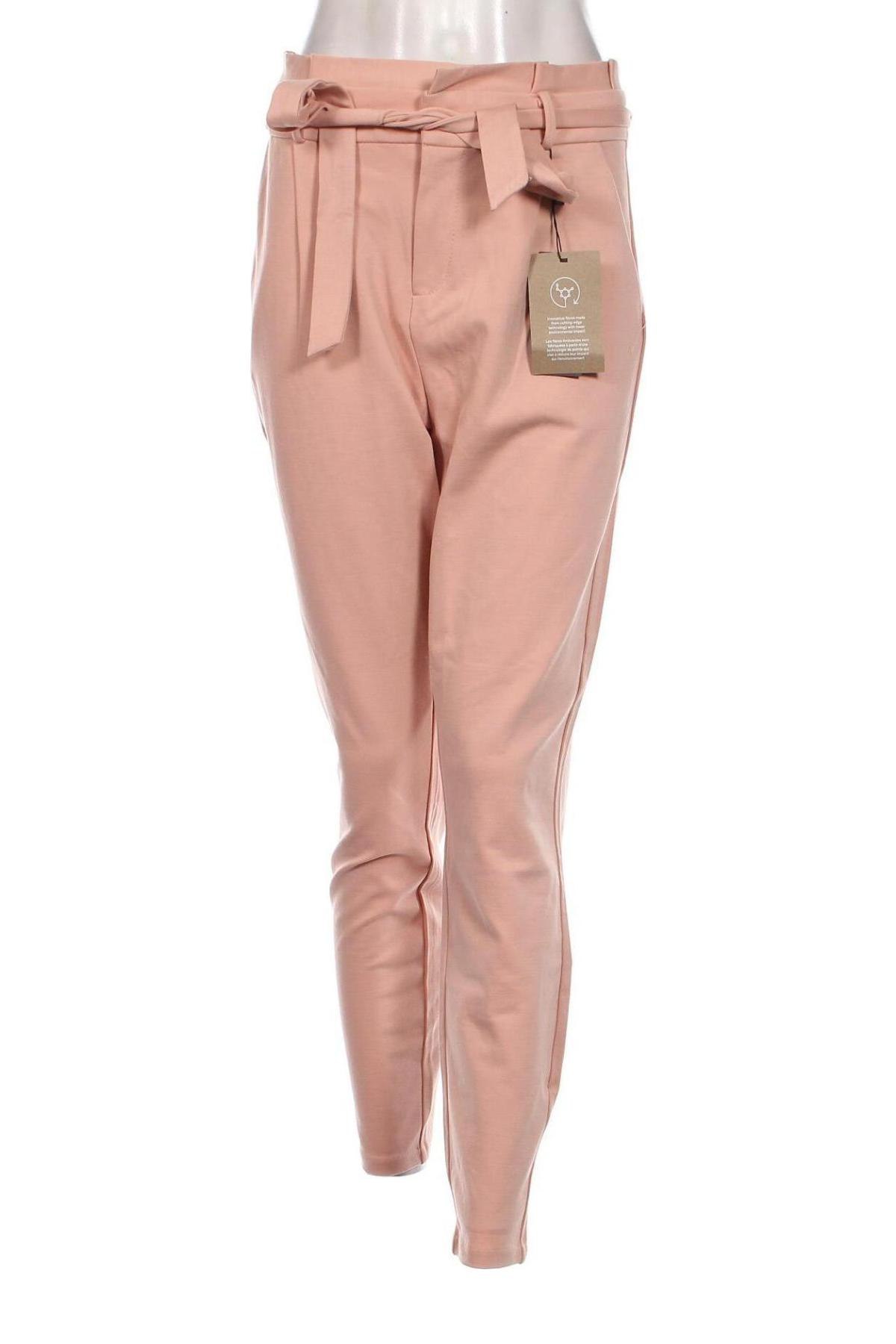 Дамски панталон Vero Moda, Размер L, Цвят Розов, Цена 23,56 лв.
