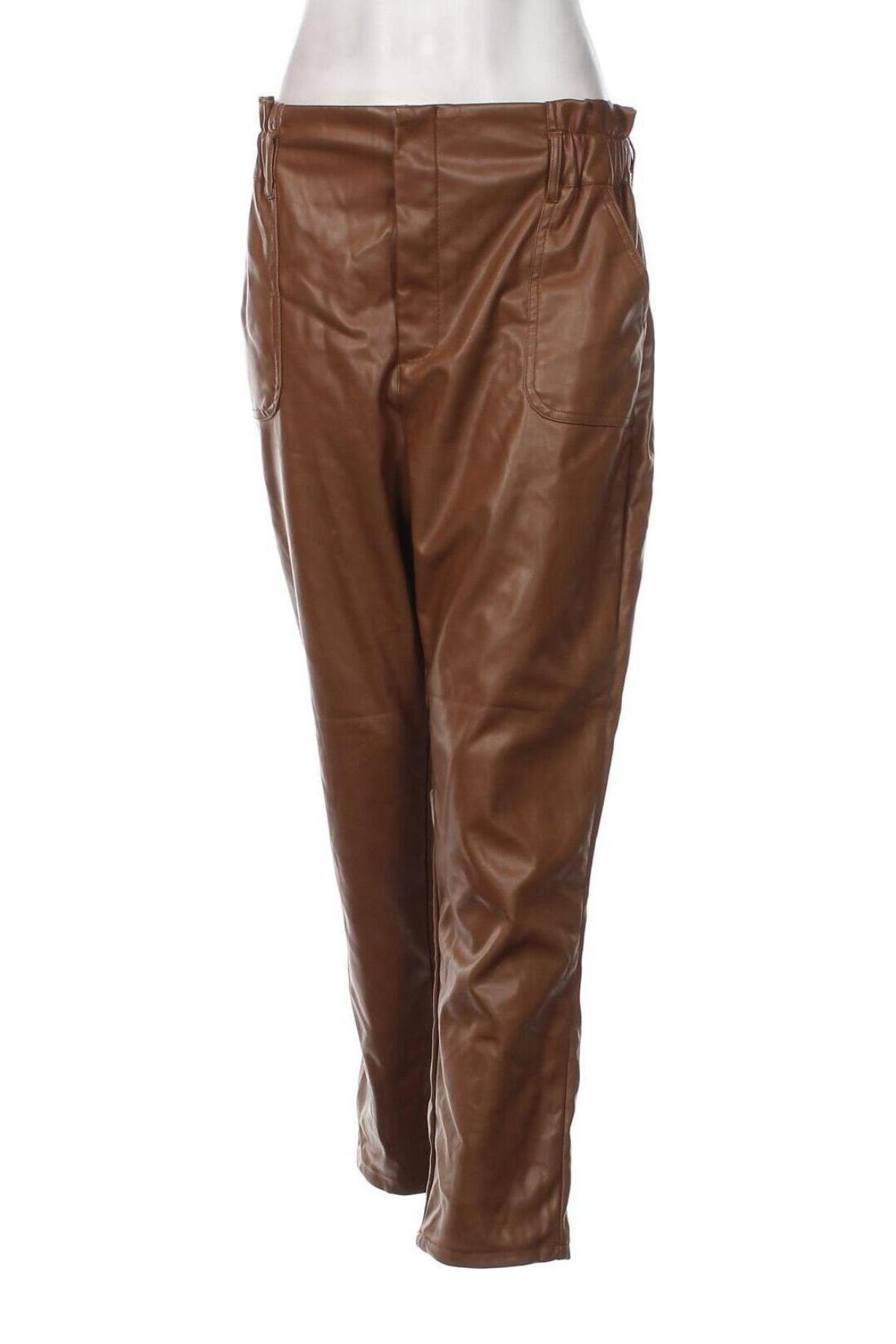Damskie spodnie Vintage, Rozmiar XL, Kolor Brązowy, Cena 46,38 zł
