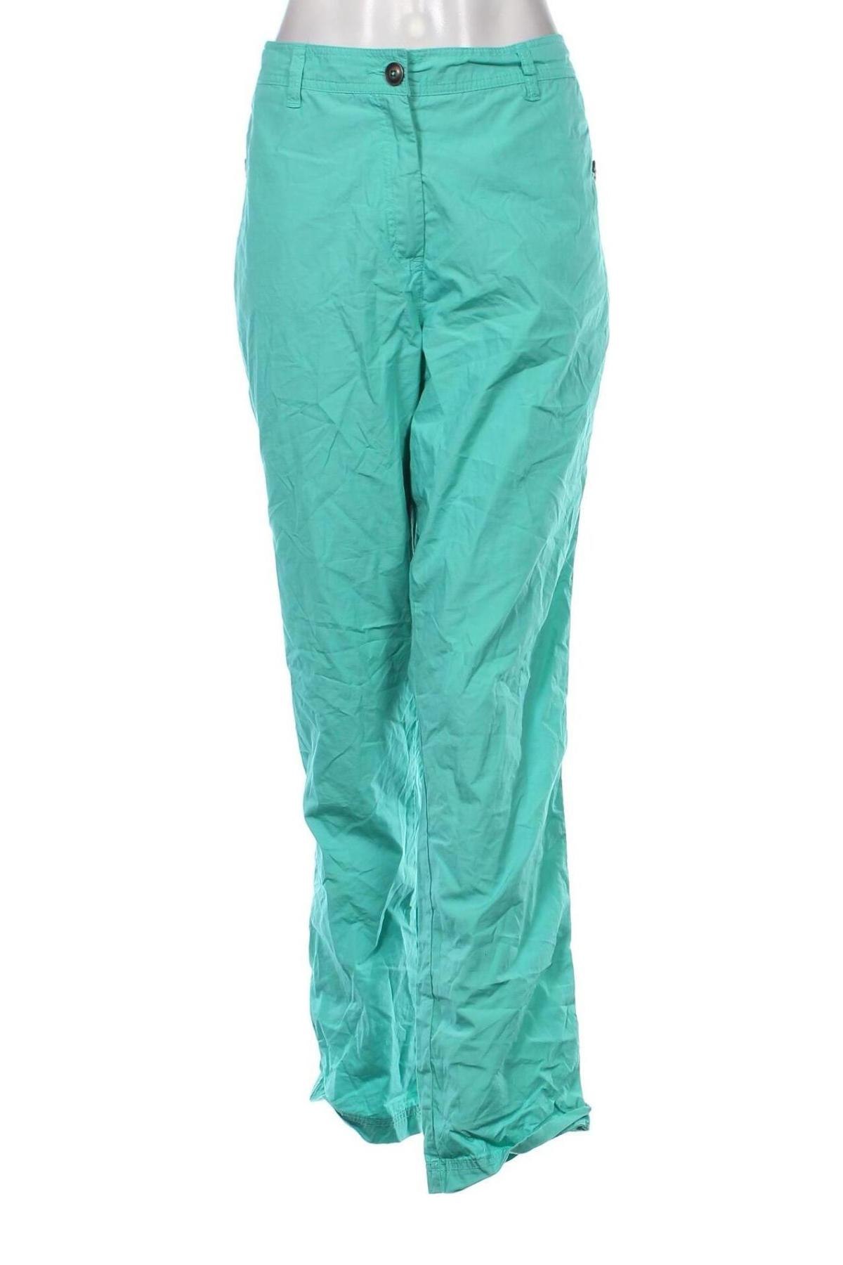 Γυναικείο παντελόνι Viventy by Bernd Berger, Μέγεθος XL, Χρώμα Πράσινο, Τιμή 9,87 €