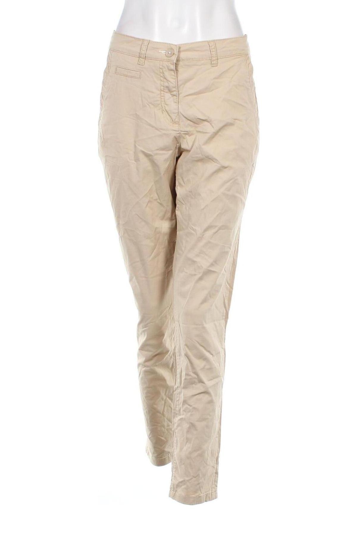 Дамски панталон Walbusch, Размер L, Цвят Бежов, Цена 37,40 лв.