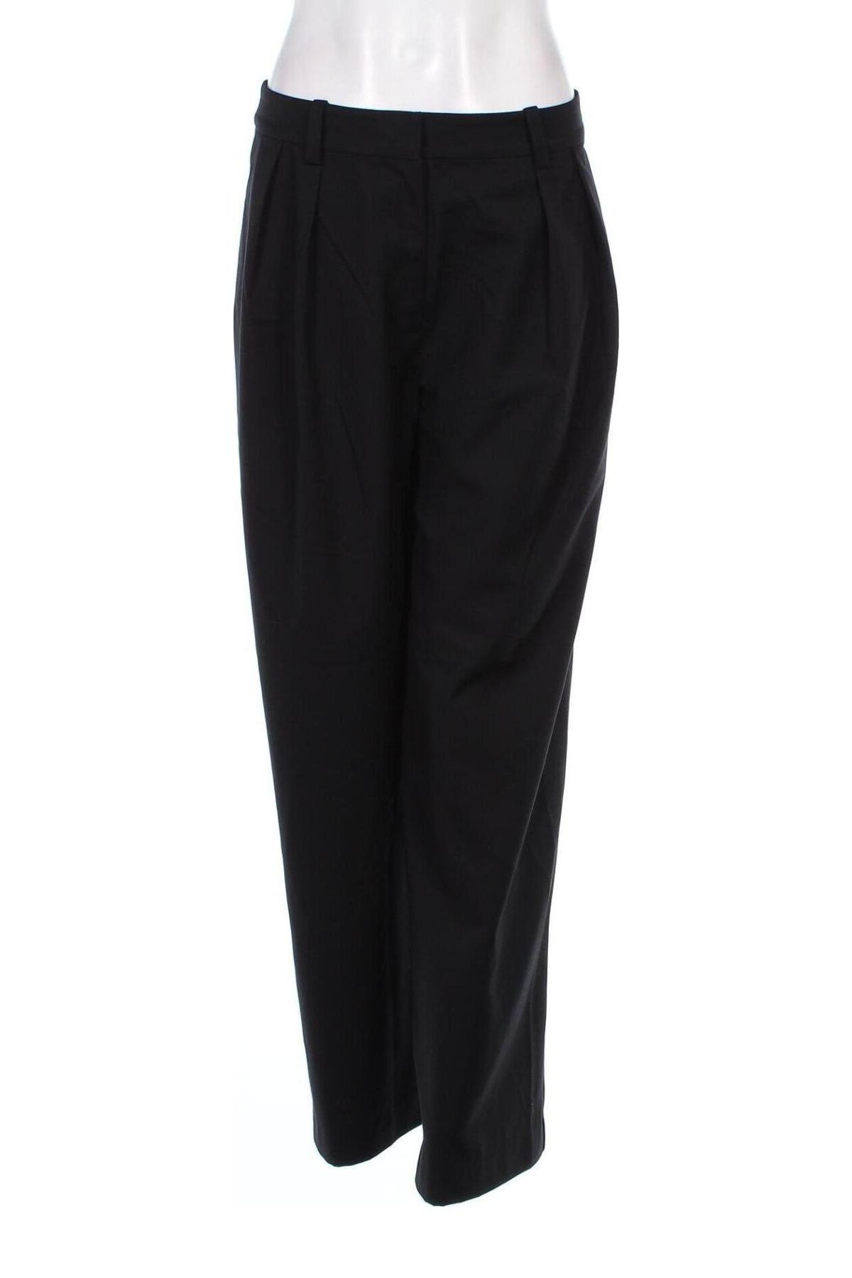 Pantaloni de femei Weekday, Mărime S, Culoare Negru, Preț 137,66 Lei