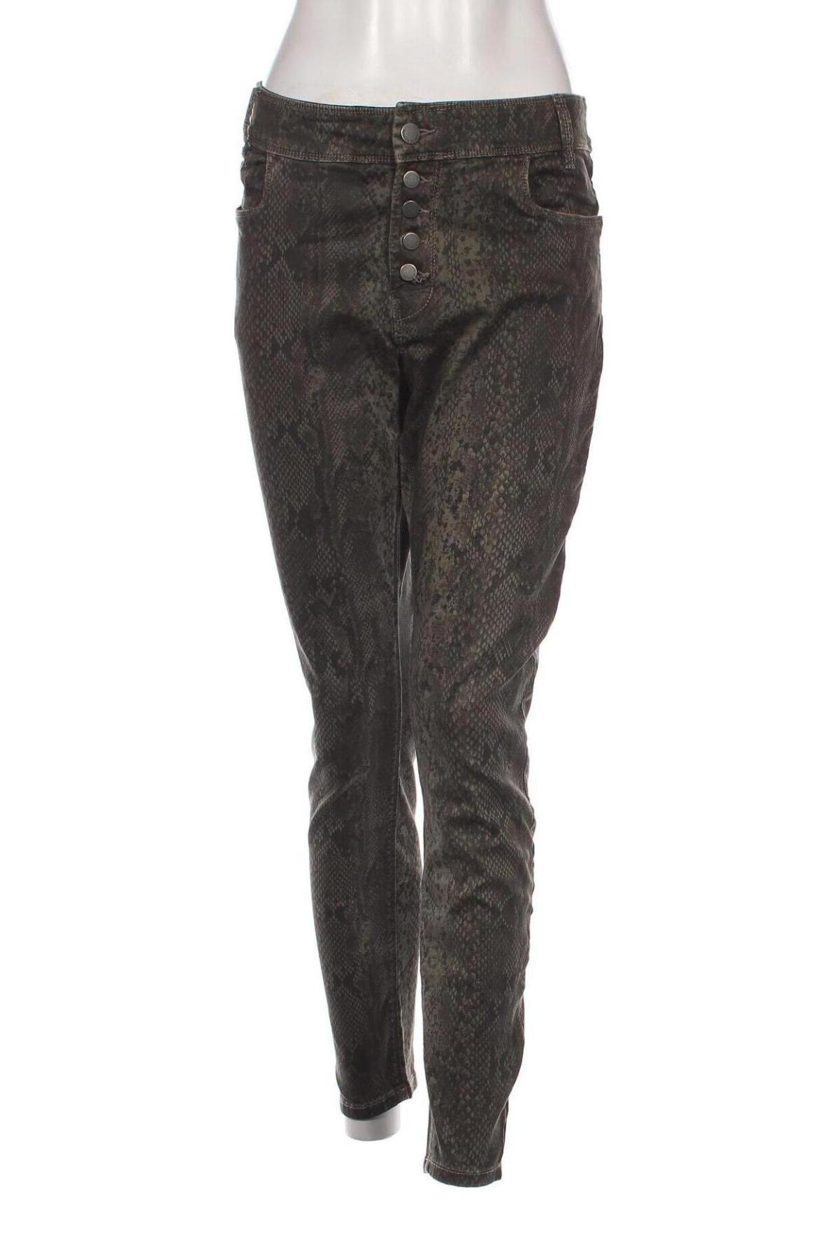 Дамски панталон Yessica, Размер L, Цвят Зелен, Цена 17,41 лв.