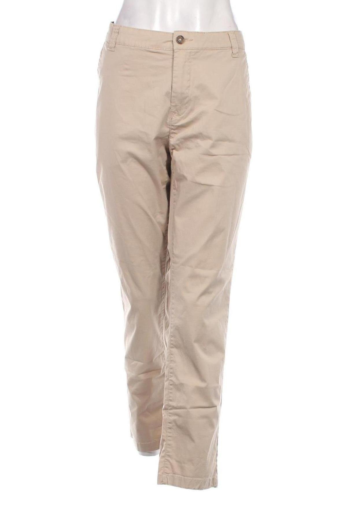 Γυναικείο παντελόνι Yessica, Μέγεθος XL, Χρώμα  Μπέζ, Τιμή 8,90 €
