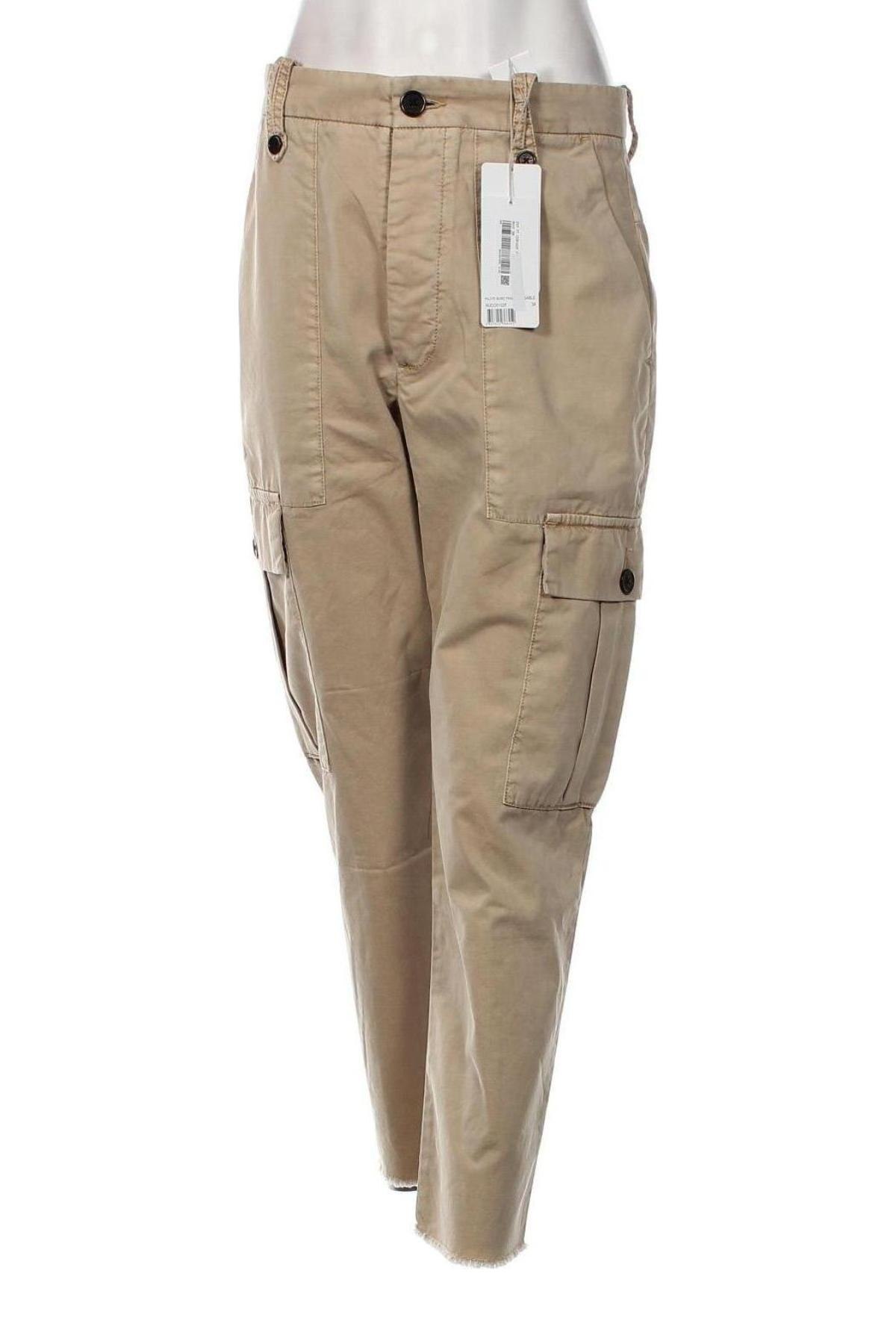 Γυναικείο παντελόνι Zadig & Voltaire, Μέγεθος M, Χρώμα  Μπέζ, Τιμή 82,79 €