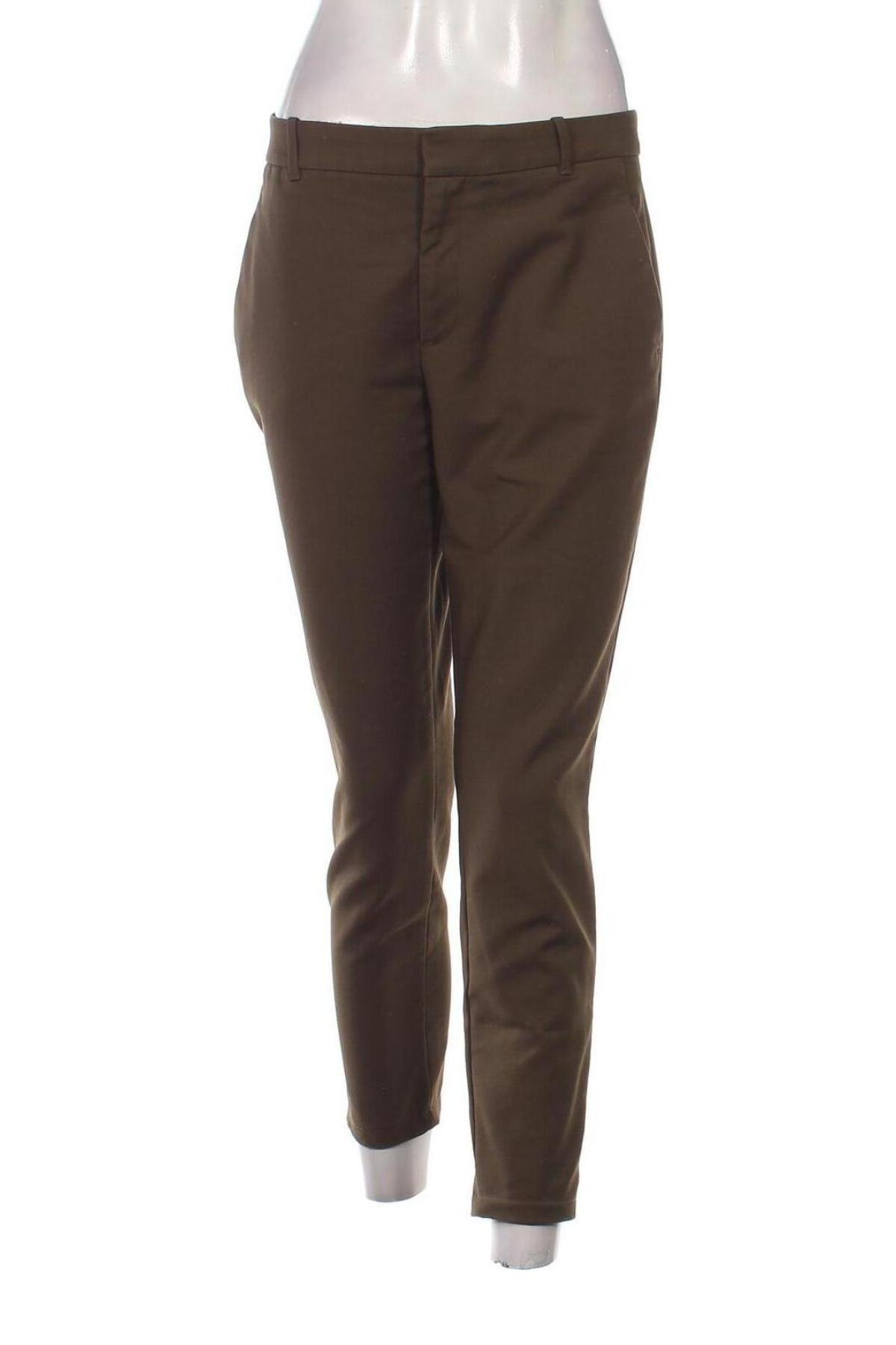 Pantaloni de femei Zara, Mărime M, Culoare Verde, Preț 39,33 Lei