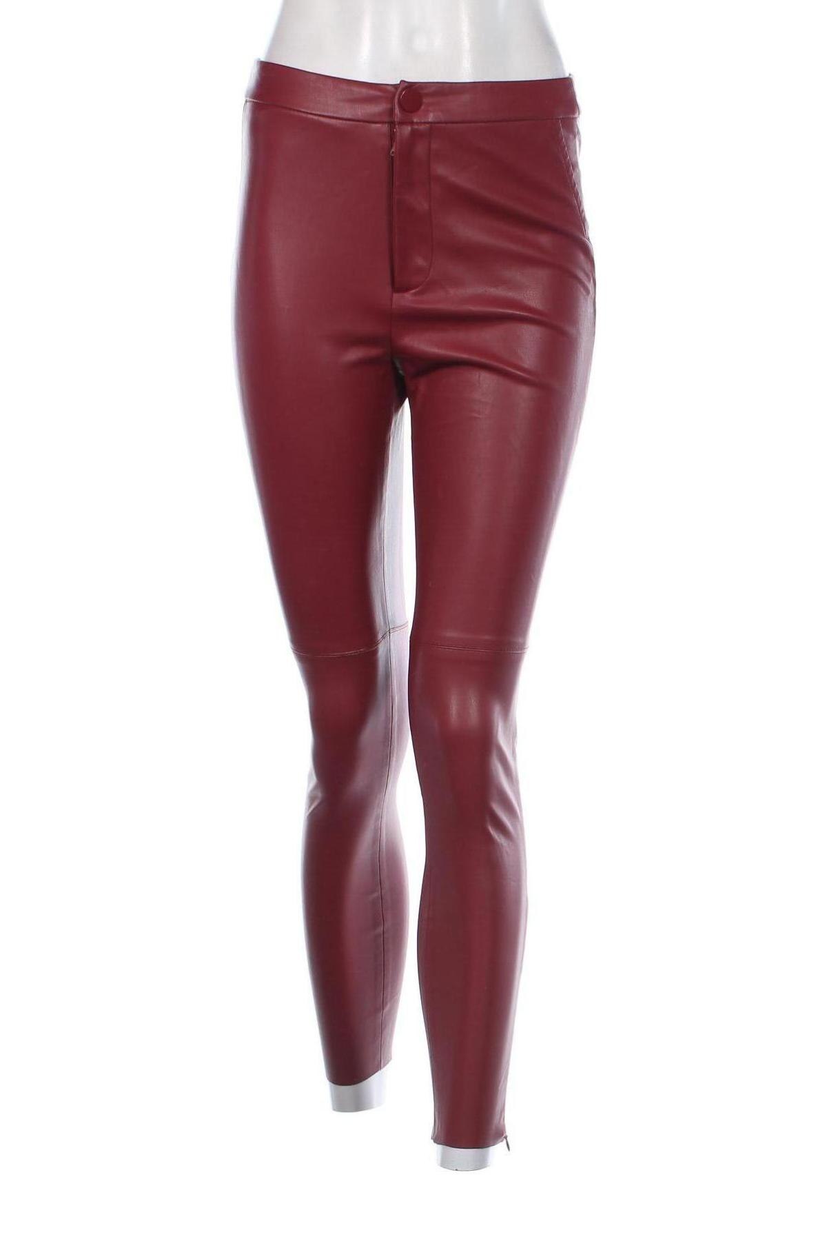 Dámské kalhoty  Zara, Velikost S, Barva Červená, Cena  342,00 Kč