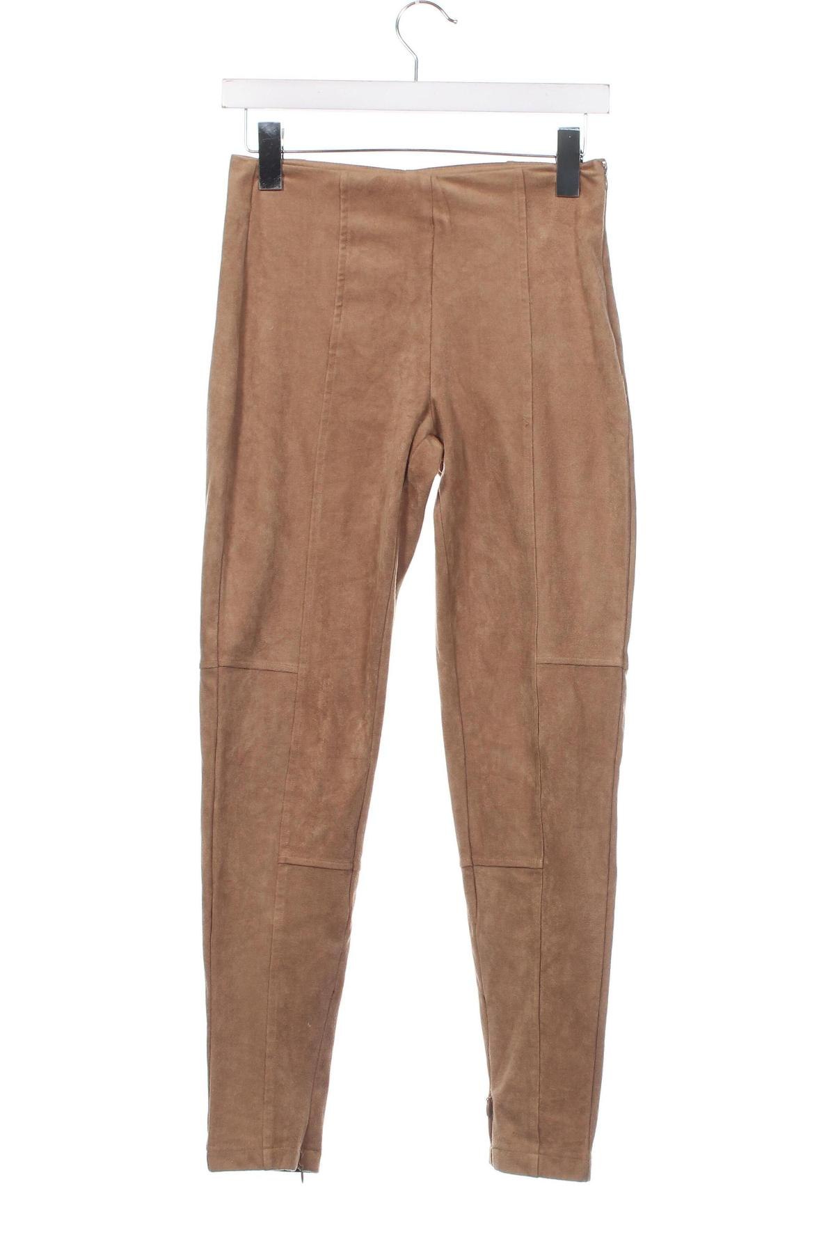 Pantaloni de femei Zara, Mărime S, Culoare Maro, Preț 39,97 Lei