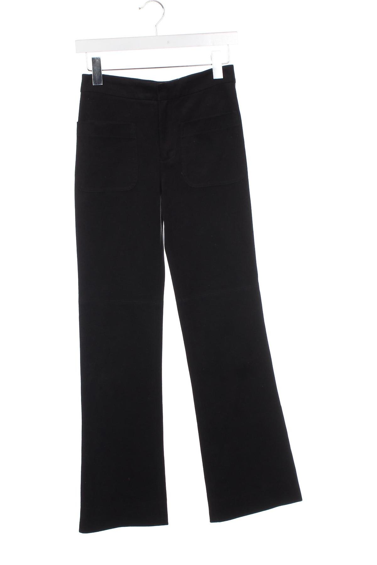Дамски панталон Zara, Размер XS, Цвят Черен, Цена 15,42 лв.