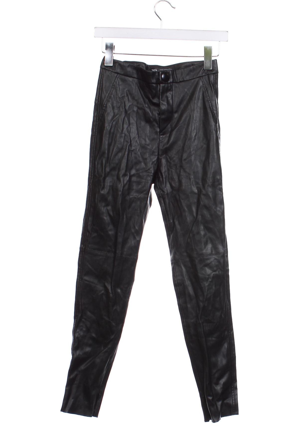 Pantaloni de femei Zara, Mărime XS, Culoare Negru, Preț 30,20 Lei