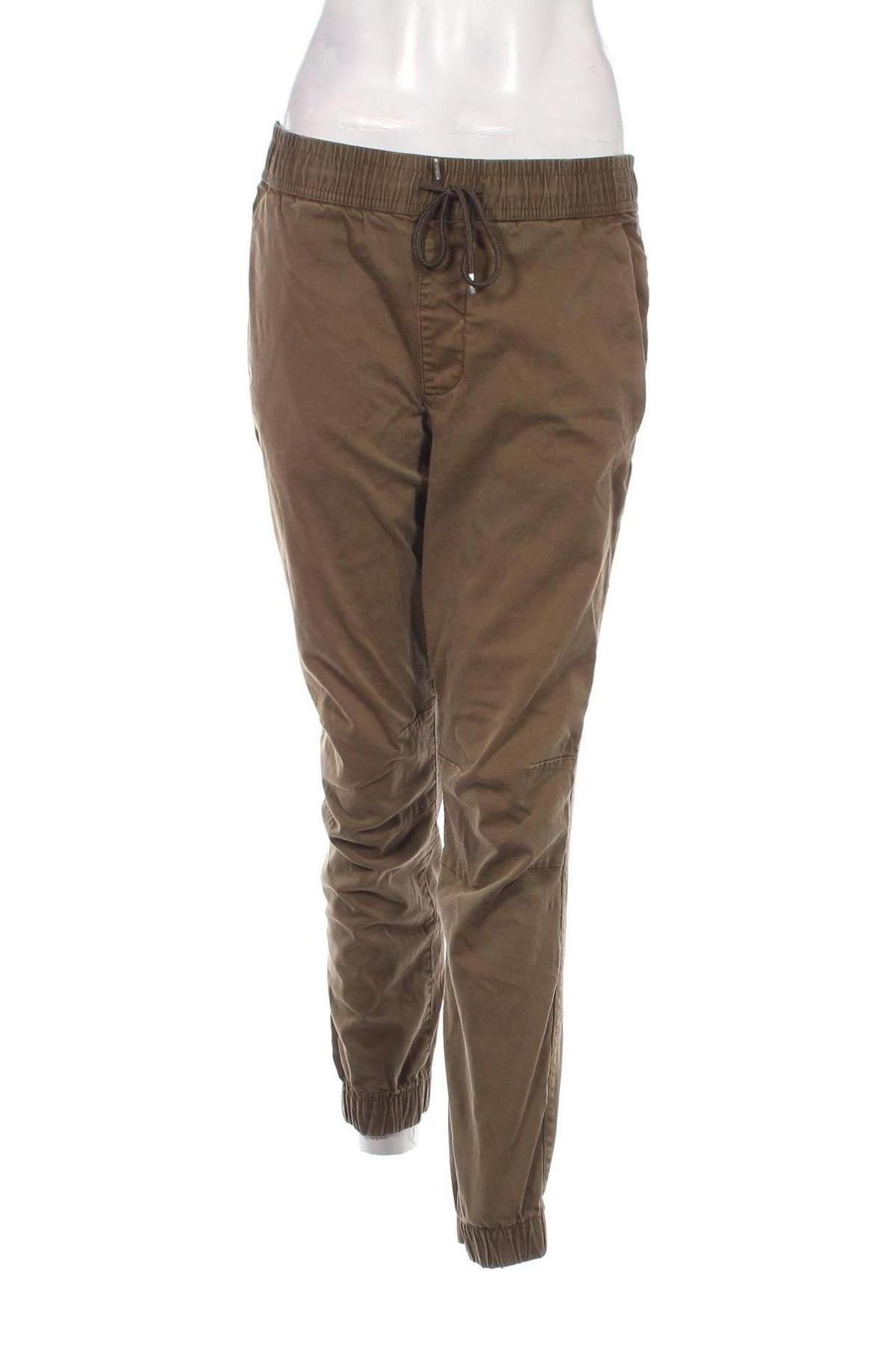 Дамски панталон Zara, Размер M, Цвят Зелен, Цена 15,42 лв.