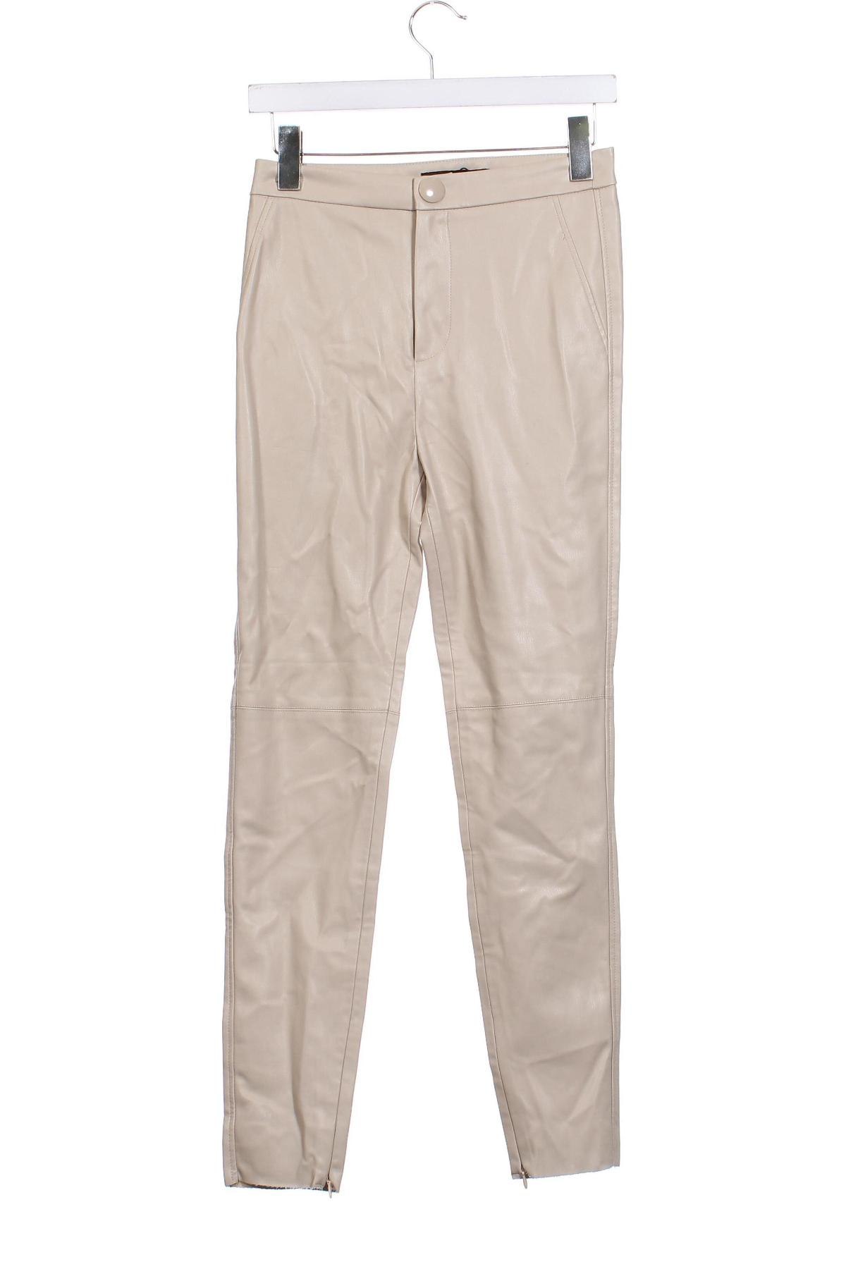Pantaloni de femei Zara, Mărime S, Culoare Bej, Preț 35,53 Lei
