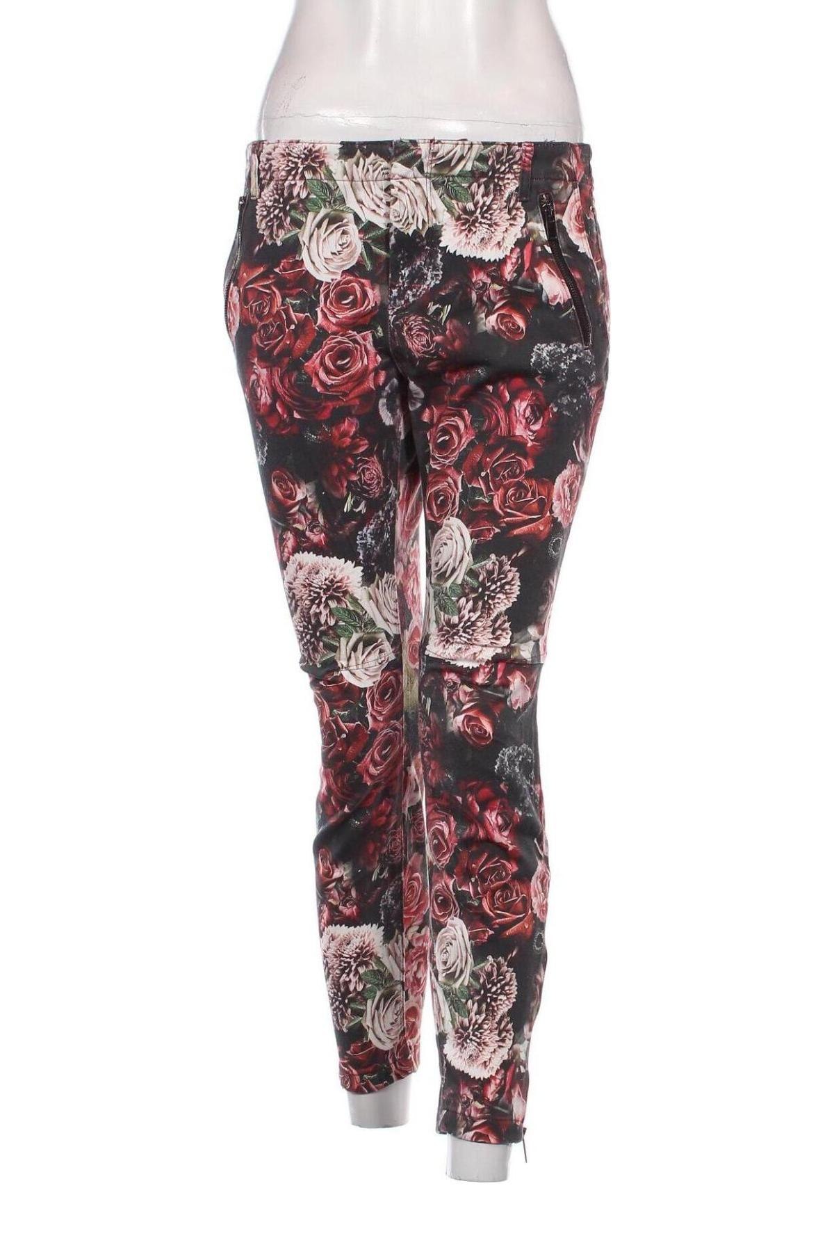 Pantaloni de femei Zara, Mărime L, Culoare Multicolor, Preț 41,89 Lei