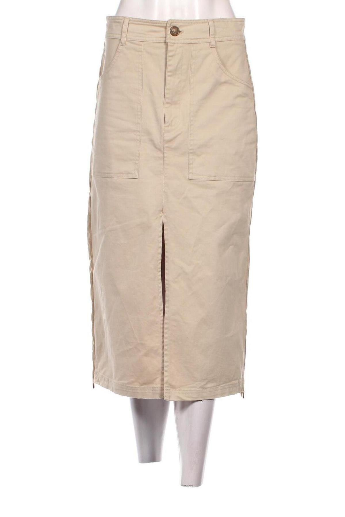 Γυναικείο παντελόνι Zara, Μέγεθος M, Χρώμα Εκρού, Τιμή 8,29 €
