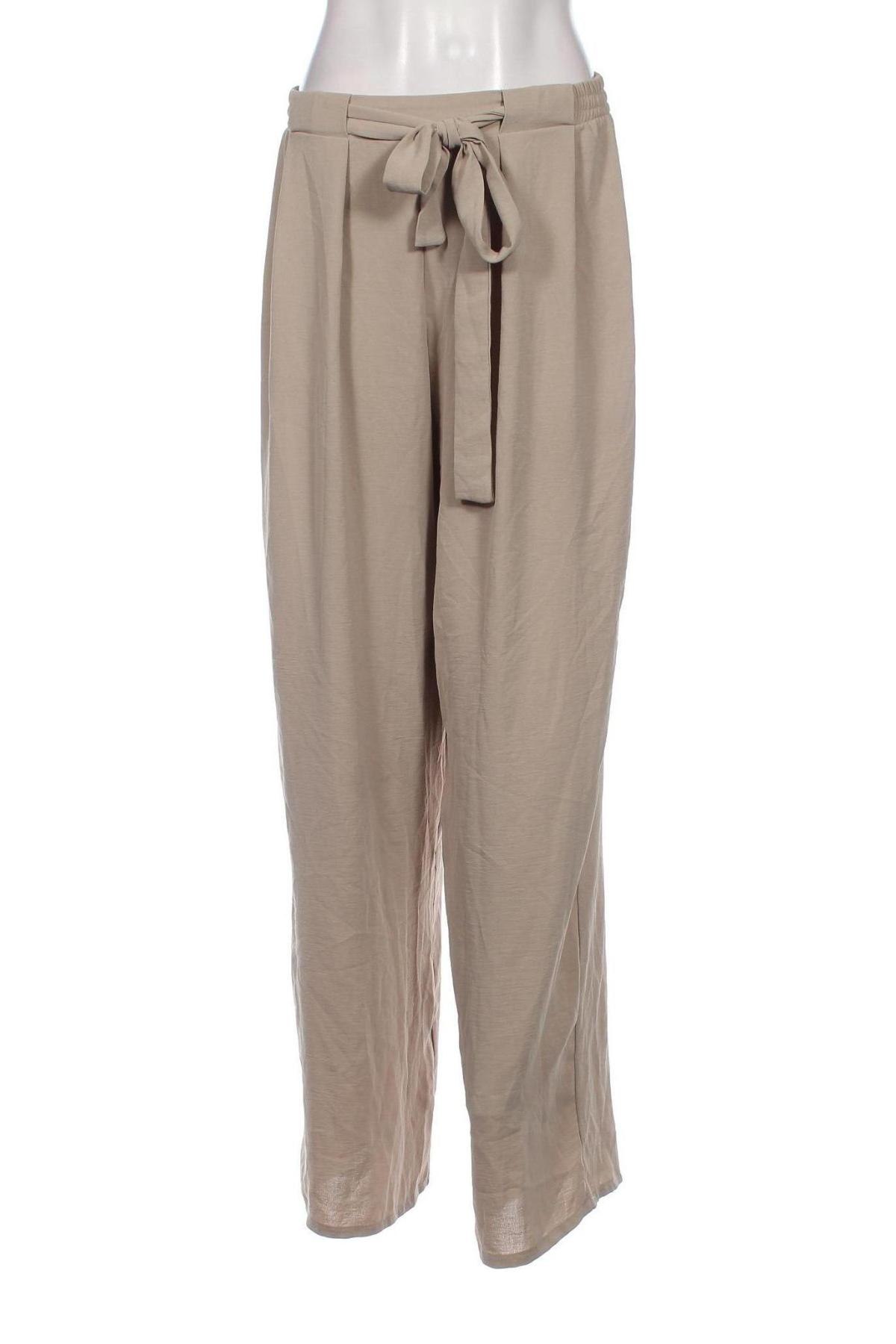 Дамски панталон Zara, Размер L, Цвят Бежов, Цена 14,85 лв.