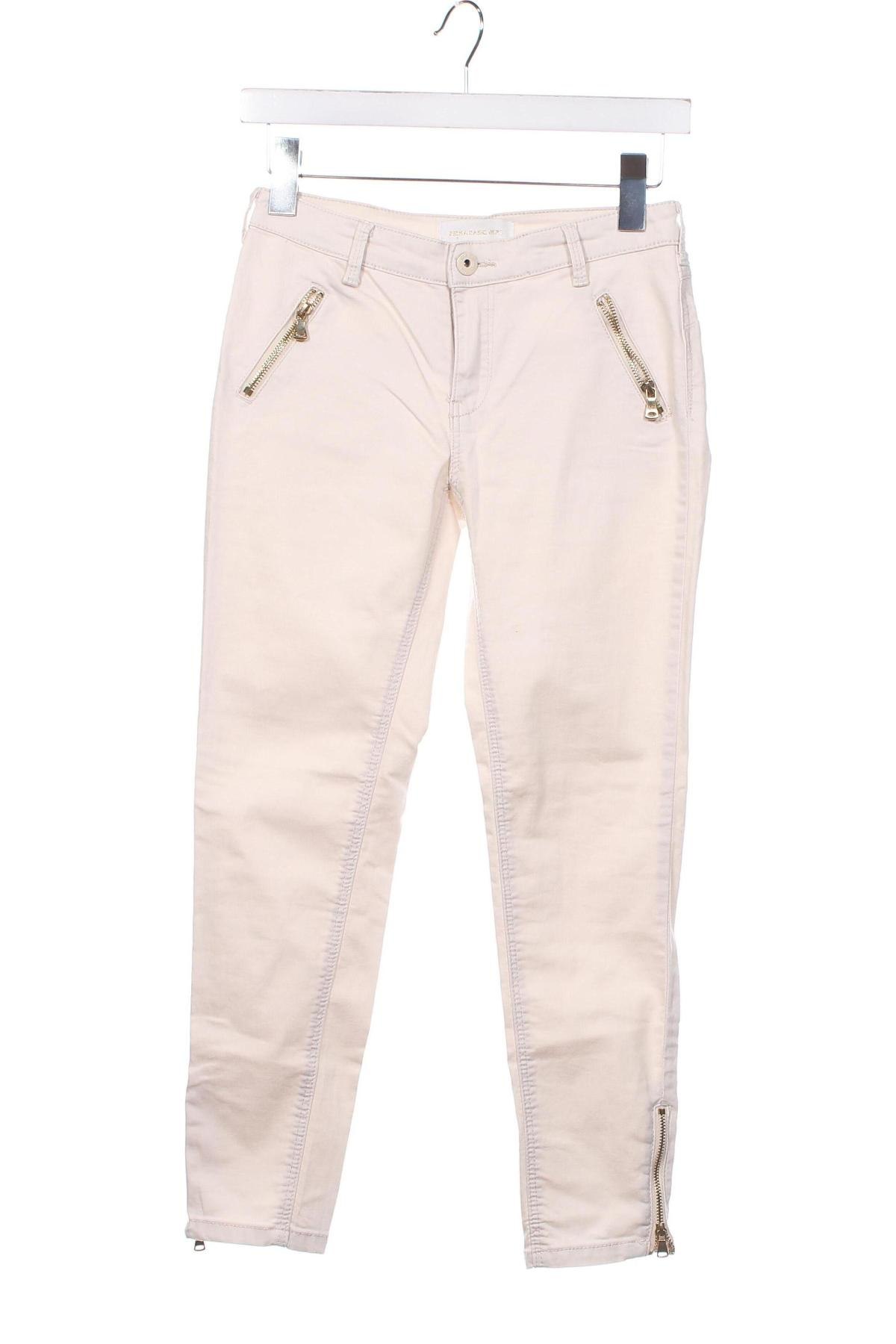 Pantaloni de femei Zebra Basic, Mărime XS, Culoare Bej, Preț 32,40 Lei