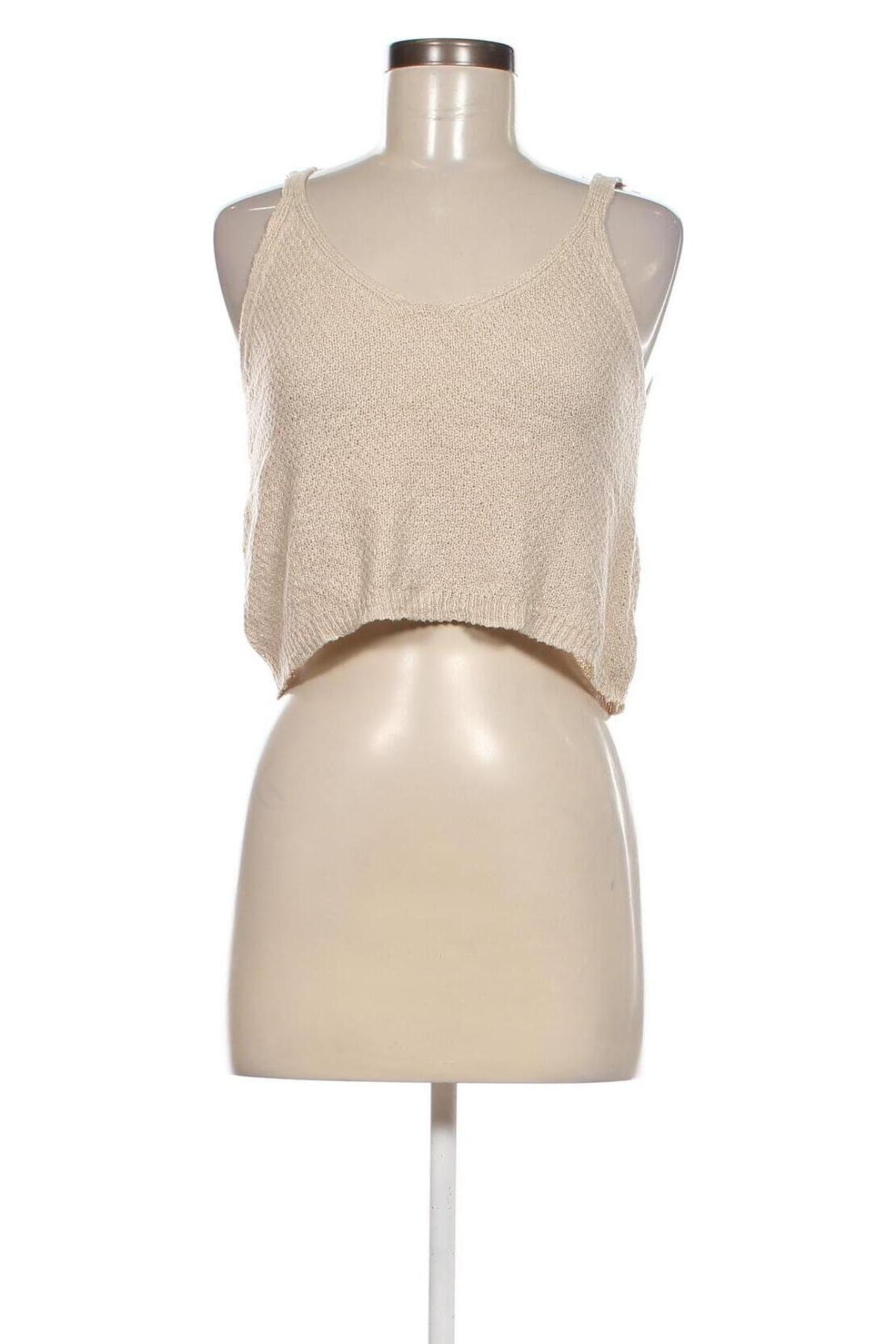 Γυναικείο αμάνικο μπλουζάκι, Μέγεθος M, Χρώμα  Μπέζ, Τιμή 3,62 €