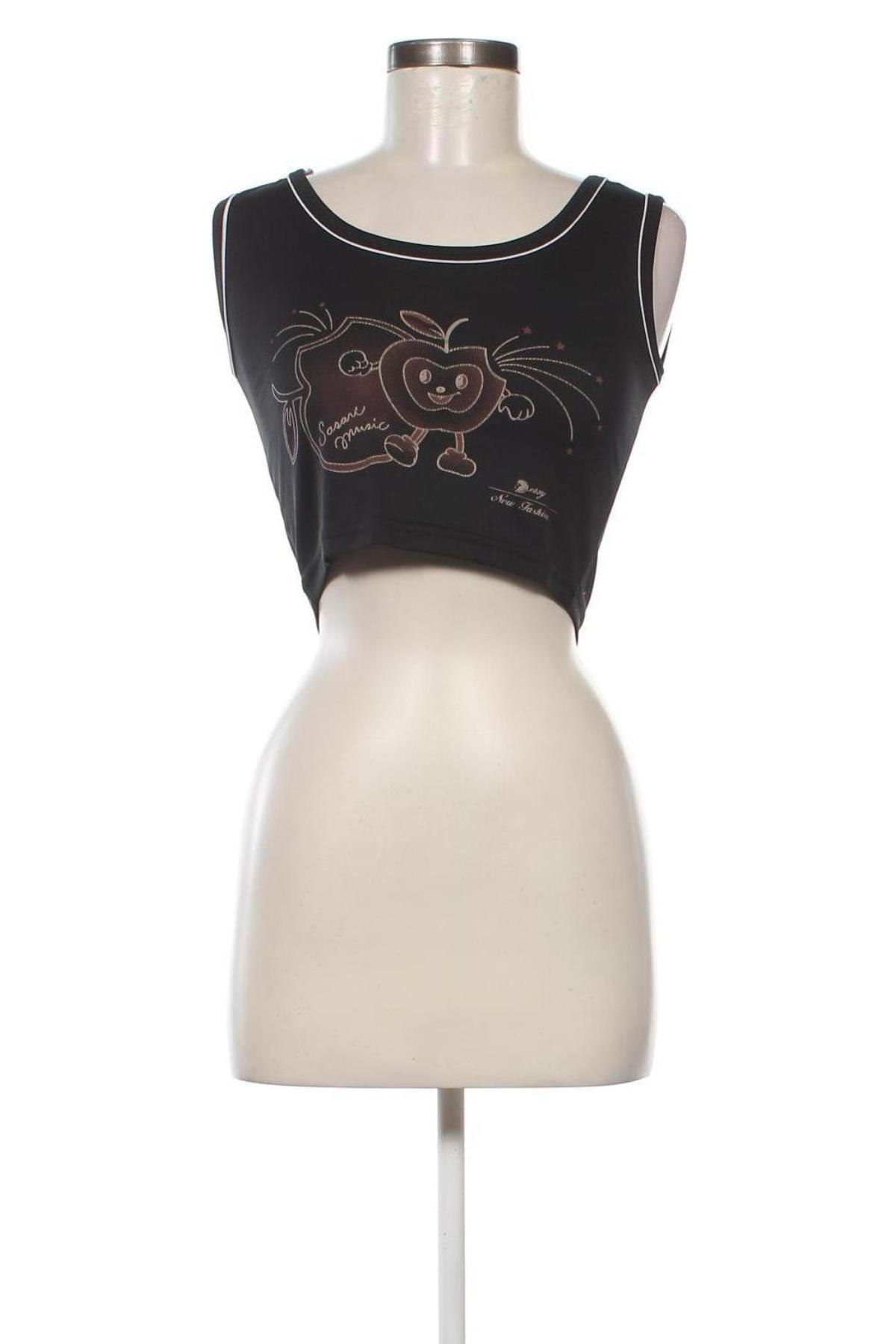 Γυναικείο αμάνικο μπλουζάκι, Μέγεθος S, Χρώμα Μαύρο, Τιμή 3,97 €
