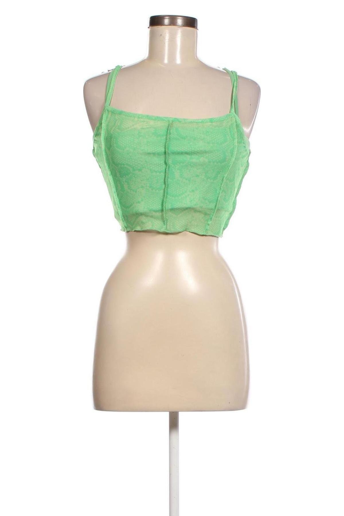 Γυναικείο αμάνικο μπλουζάκι About You, Μέγεθος M, Χρώμα Πράσινο, Τιμή 6,39 €