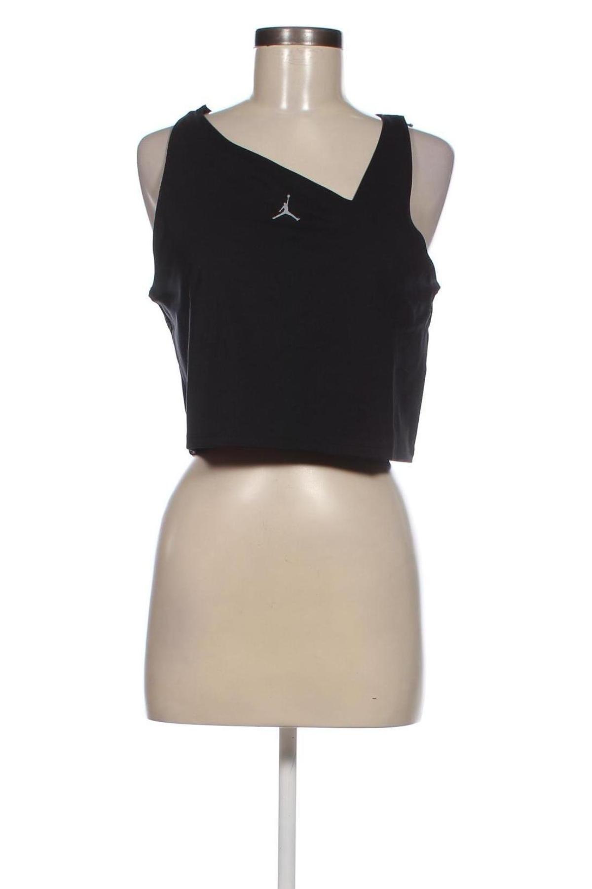Γυναικείο αμάνικο μπλουζάκι Air Jordan Nike, Μέγεθος XL, Χρώμα Μαύρο, Τιμή 22,43 €