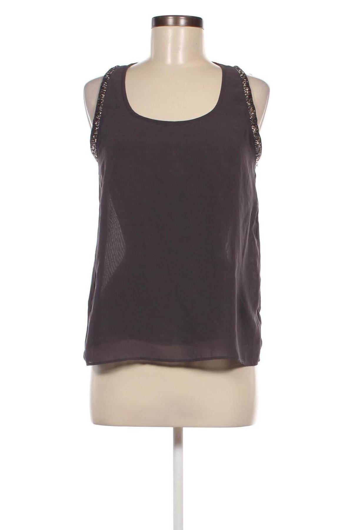 Γυναικείο αμάνικο μπλουζάκι Ann Christine, Μέγεθος S, Χρώμα Γκρί, Τιμή 3,79 €